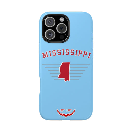 "Mississippi" Est. 1817 2 Piece Phone Case - Blue