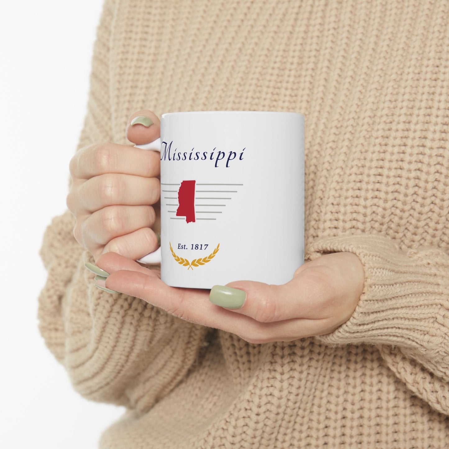 "Mississippi" Est. 1817 - Ceramic Mug