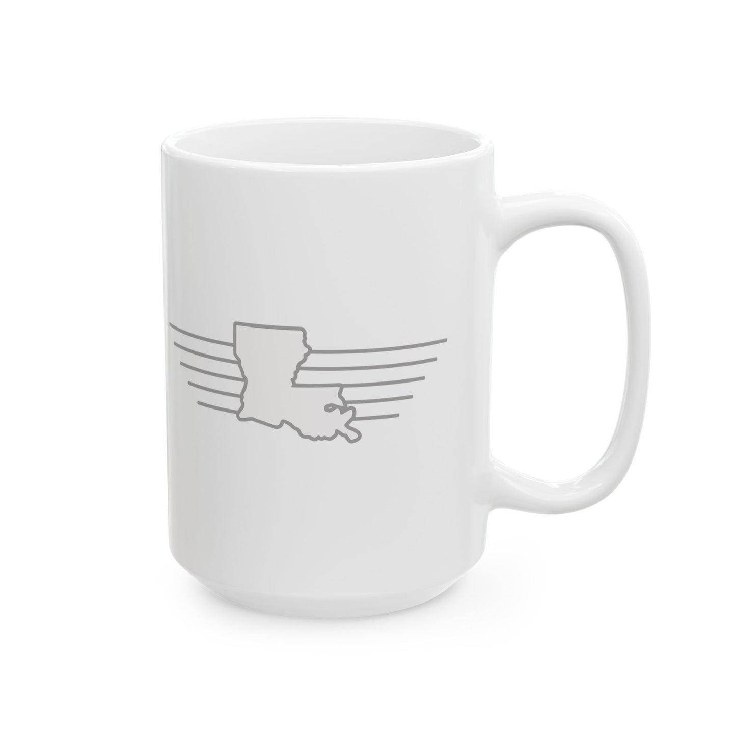 Louisiana "White Out" - Ceramic Mug