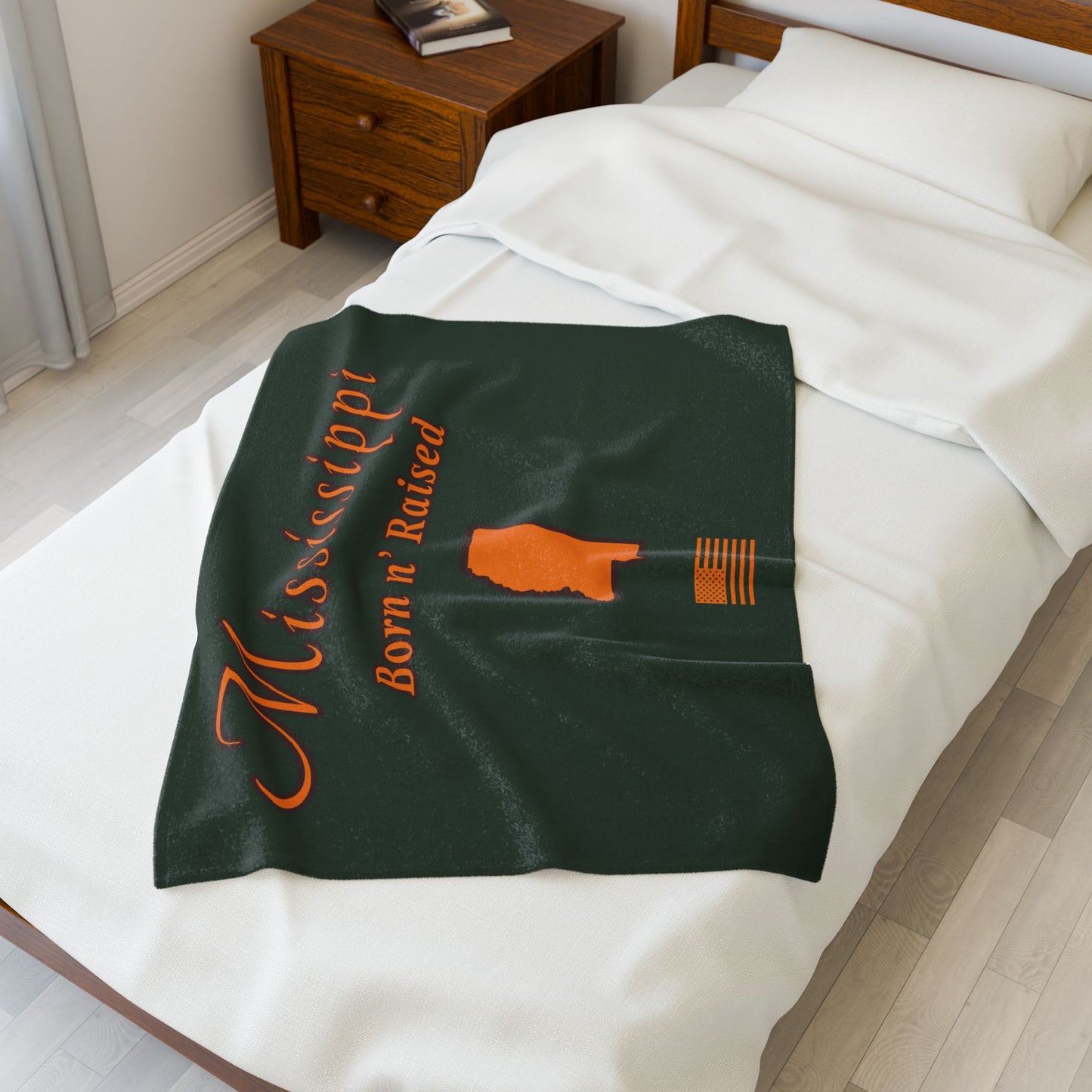 Mississippi "Hunter" Plush Blanket