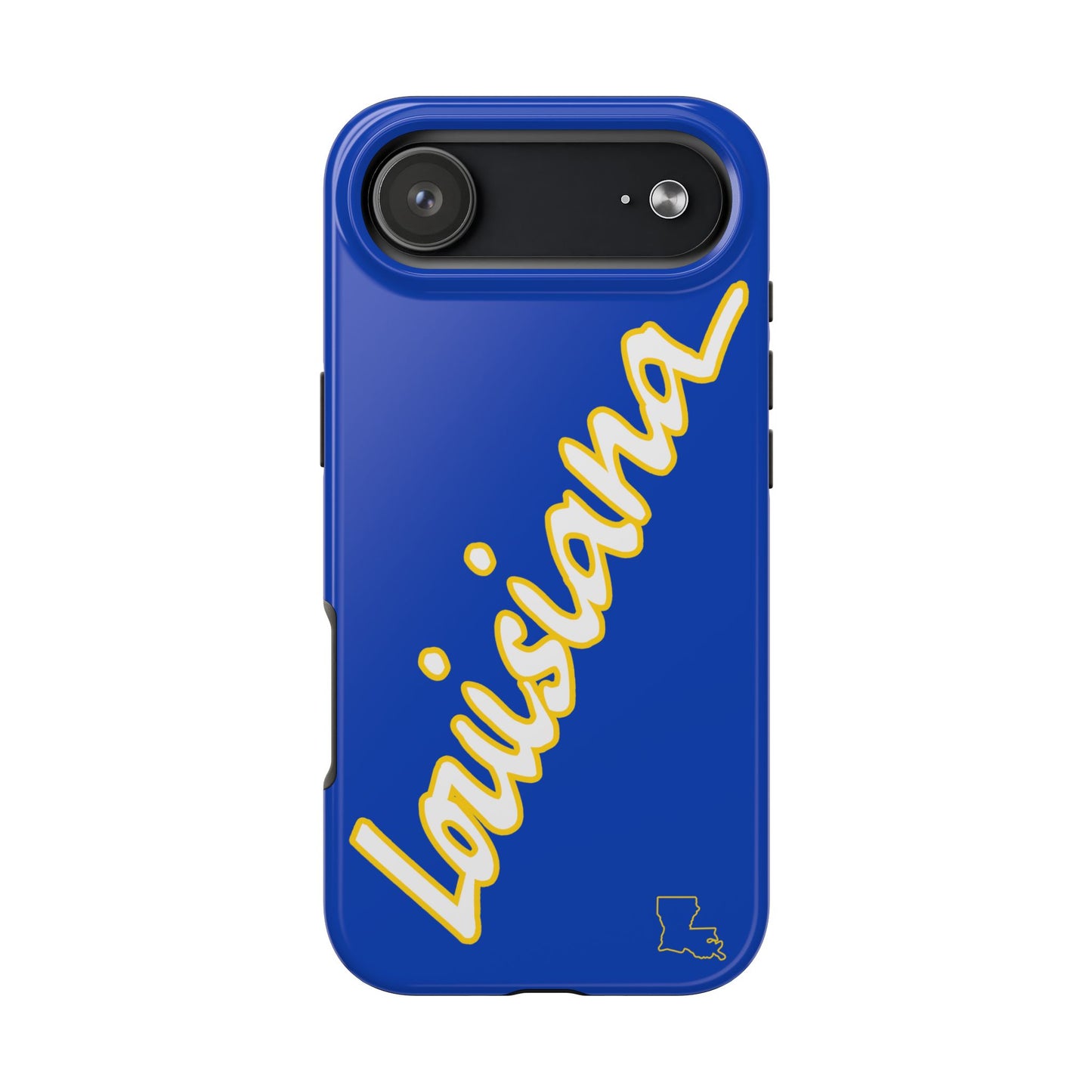 "Louisiana" Blue/Gold 2 Piece Phone Case
