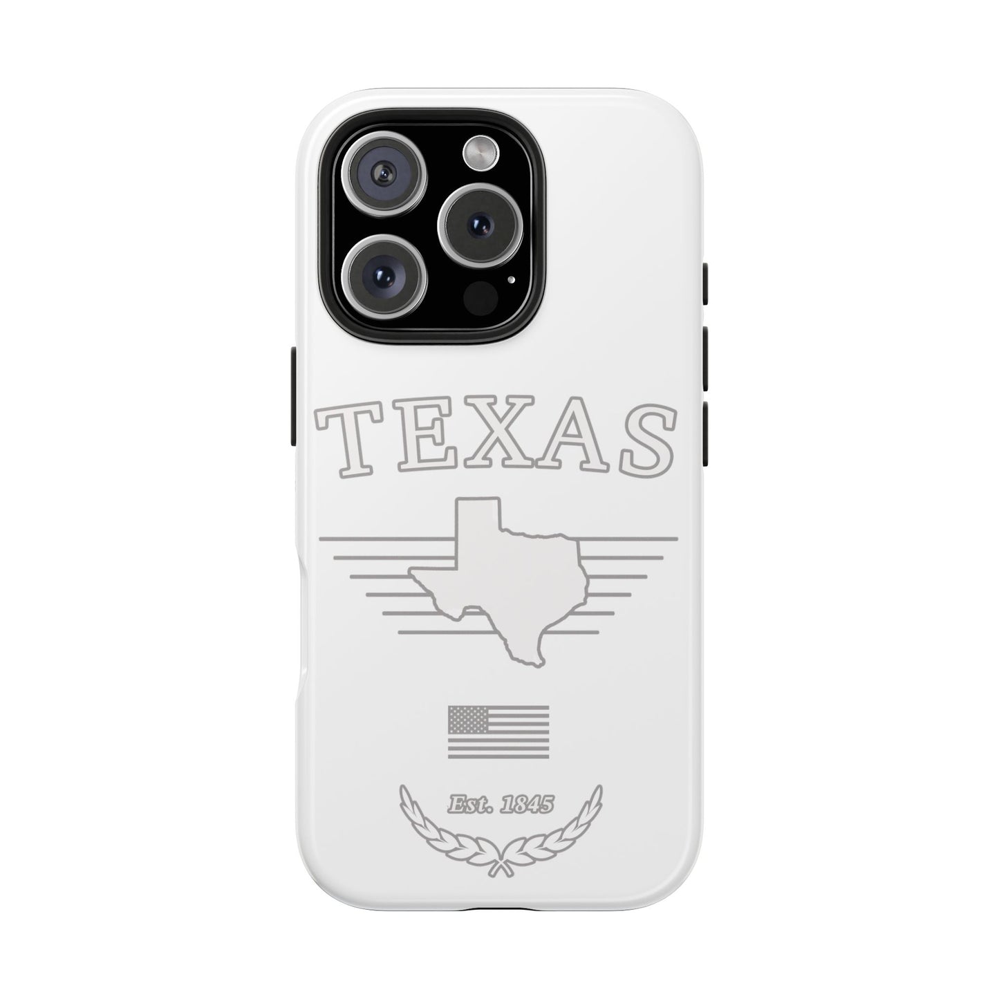 Texas "White Out" -  2 Piece Phone Case