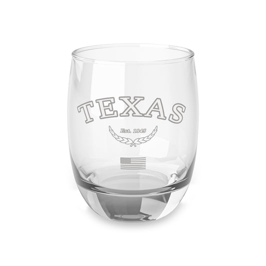 Texas Est. 1845 - Whiskey Glass