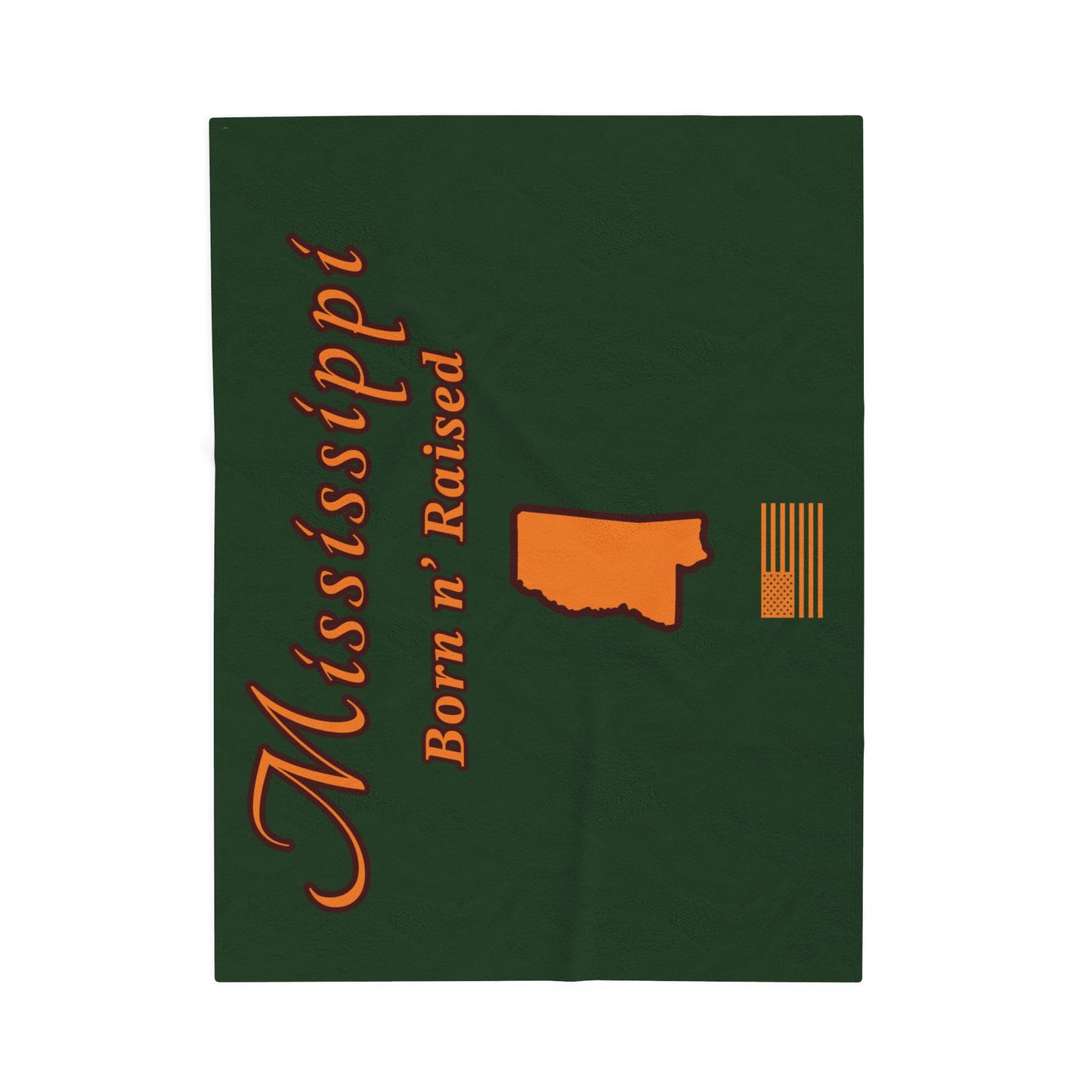 Mississippi "Hunter" Plush Blanket