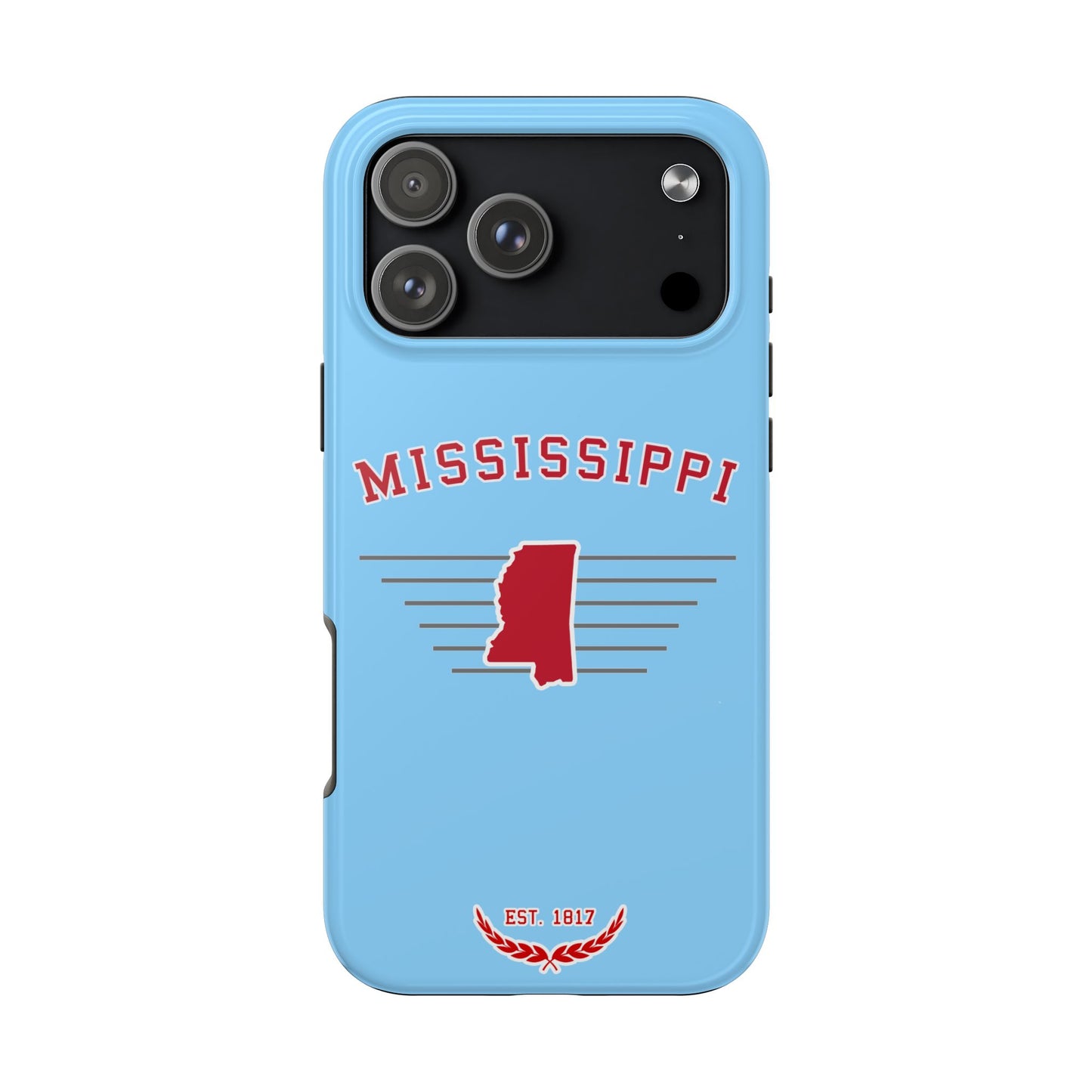 "Mississippi" Est. 1817 2 Piece Phone Case - Blue