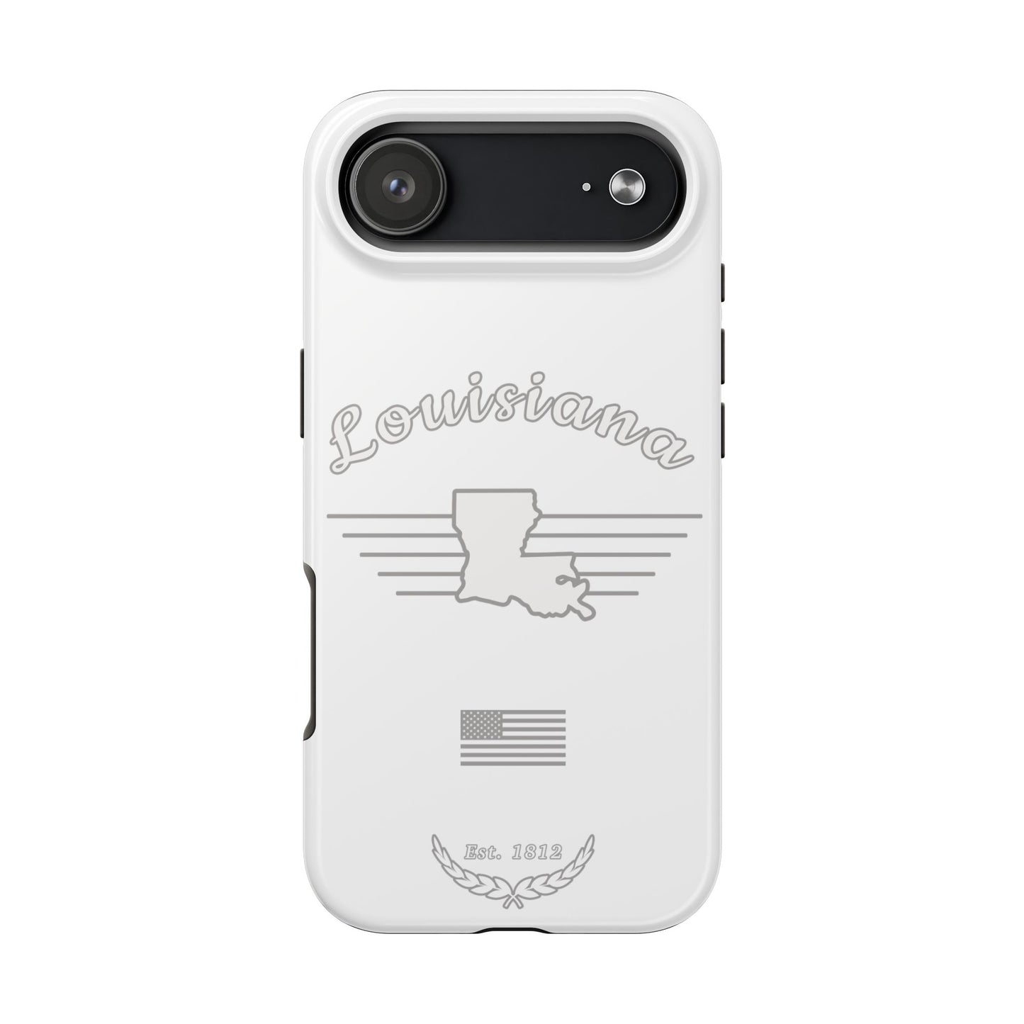 Louisiana "White Out" -  2 Piece Phone Case