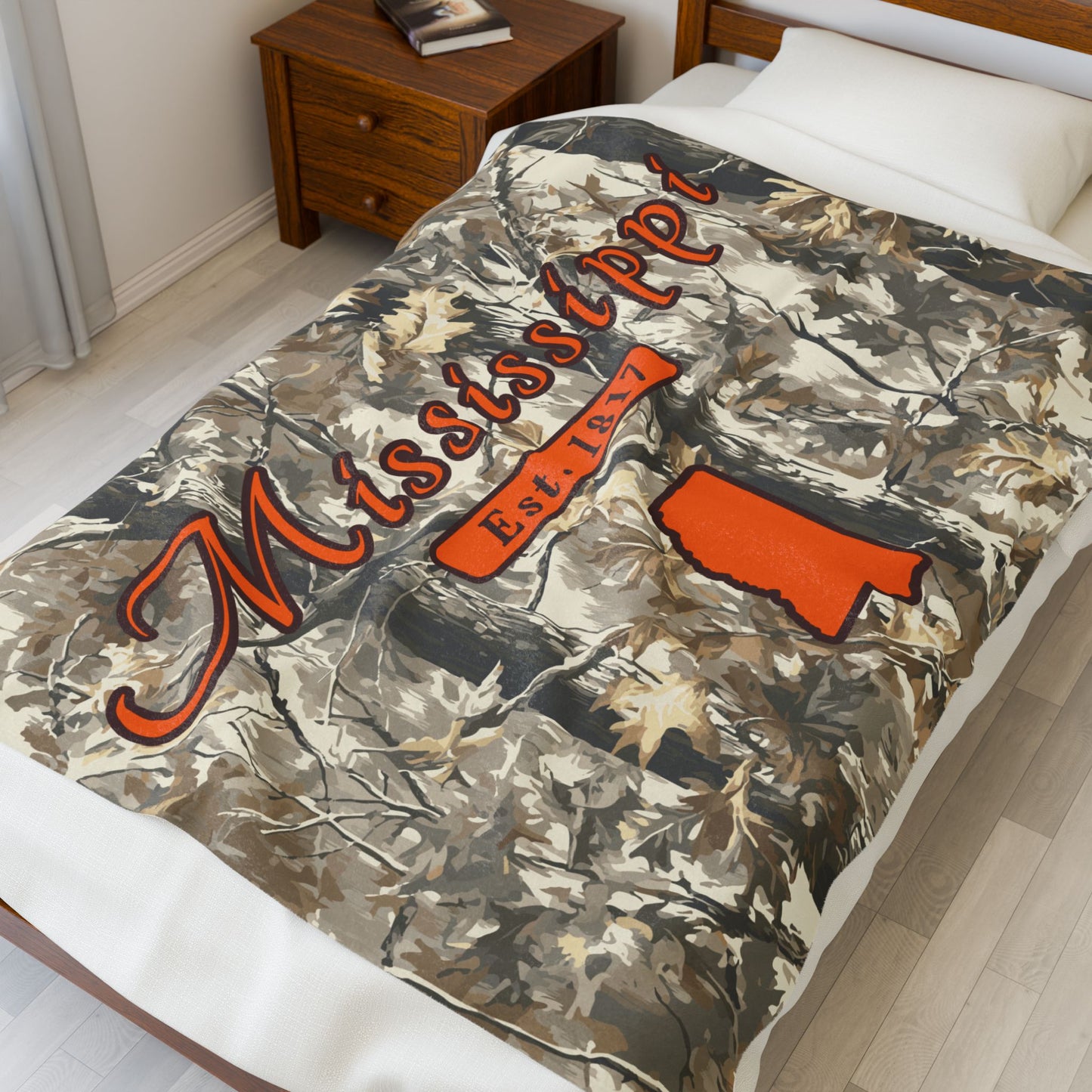 Mississippi "Woodland" - Plush Blanket