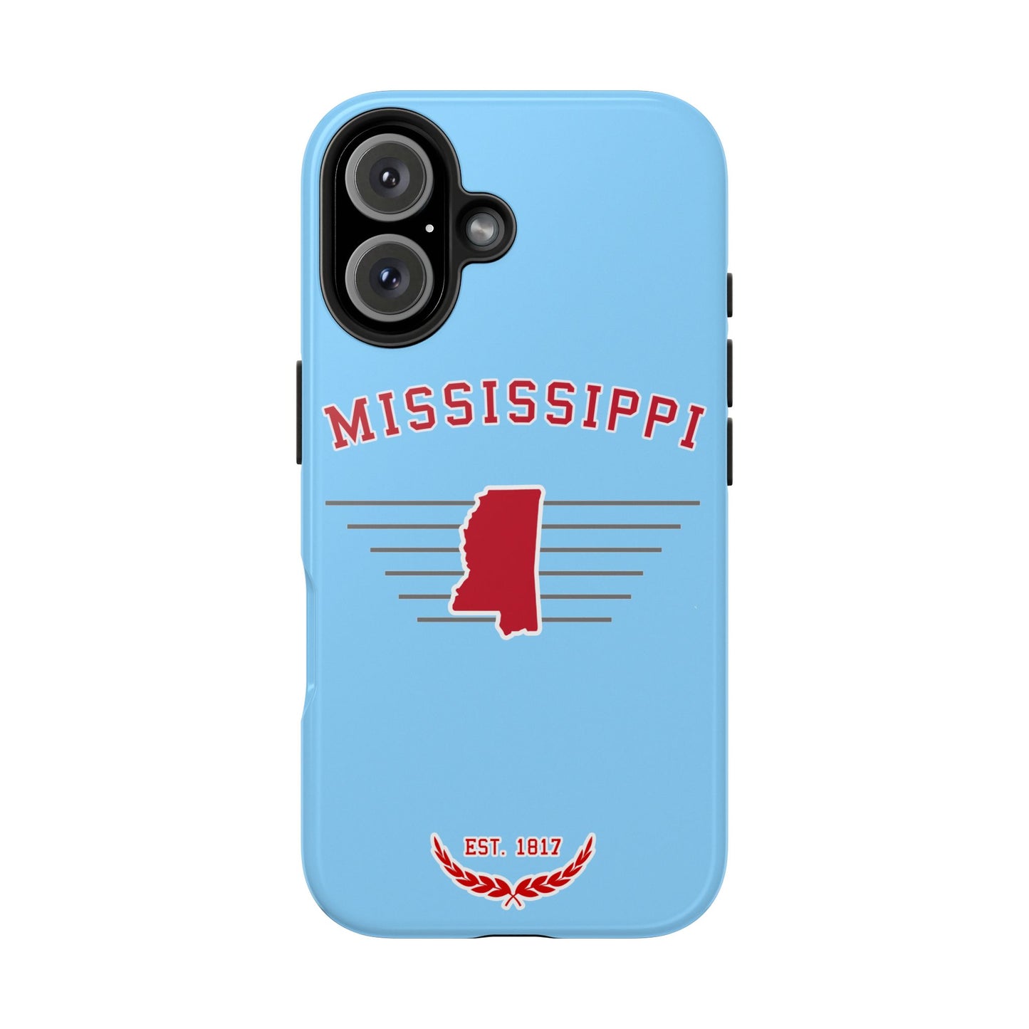 "Mississippi" Est. 1817 2 Piece Phone Case - Blue