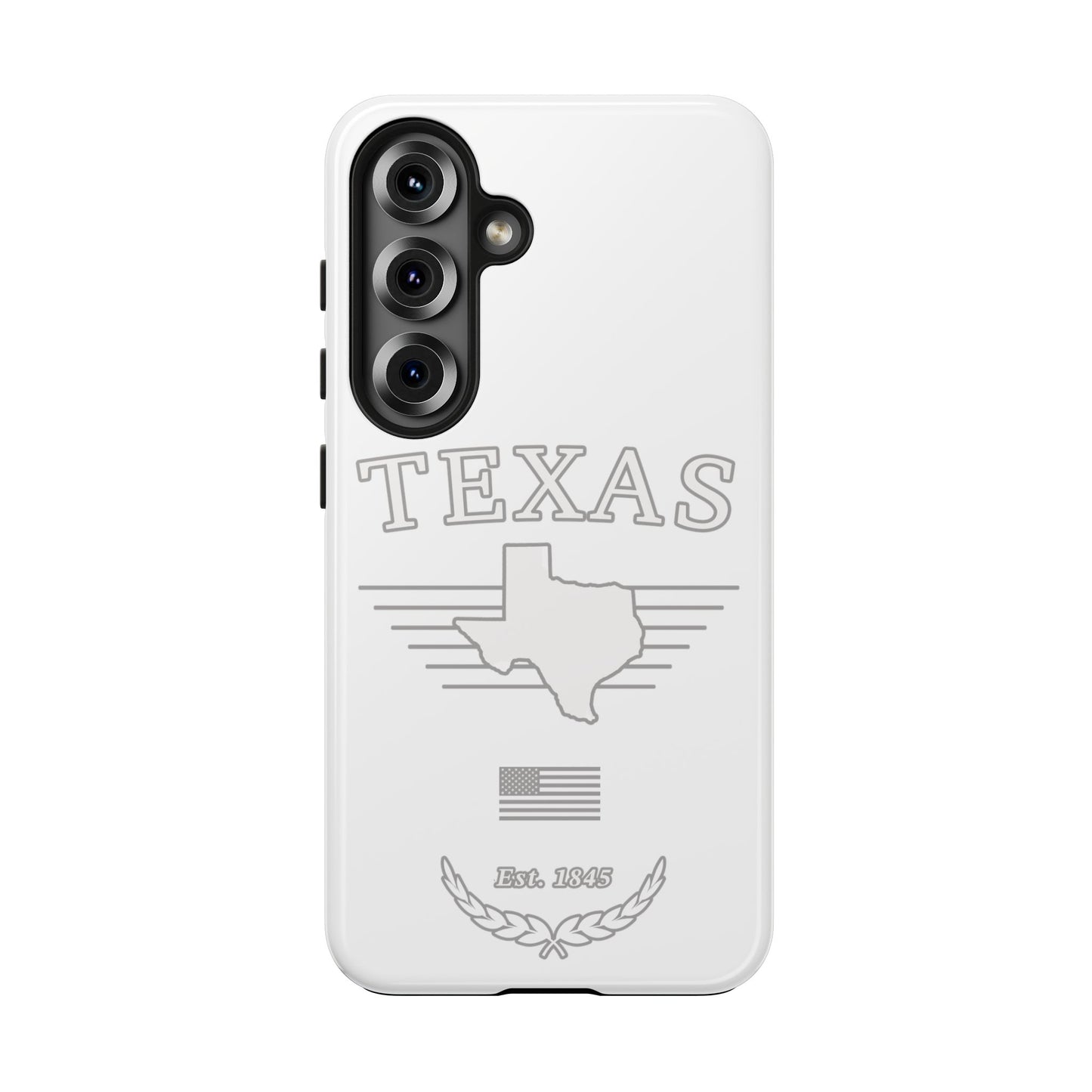 Texas "White Out" -  2 Piece Phone Case