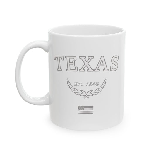 Texas "White Out" -  Ceramic Mug