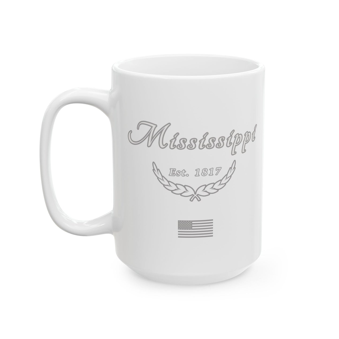 Mississippi "White Out" -  Ceramic Mug