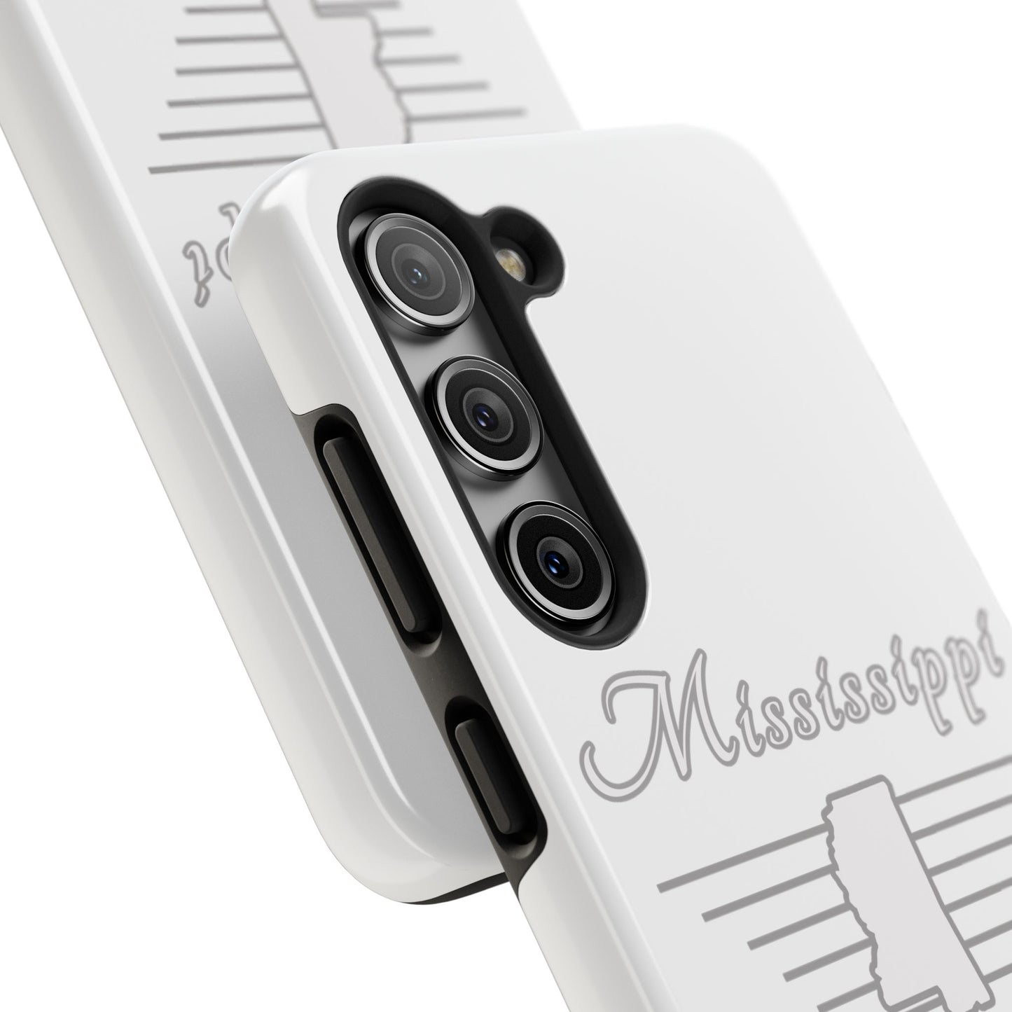 Mississippi "White Out" -  2 Piece Phone Case