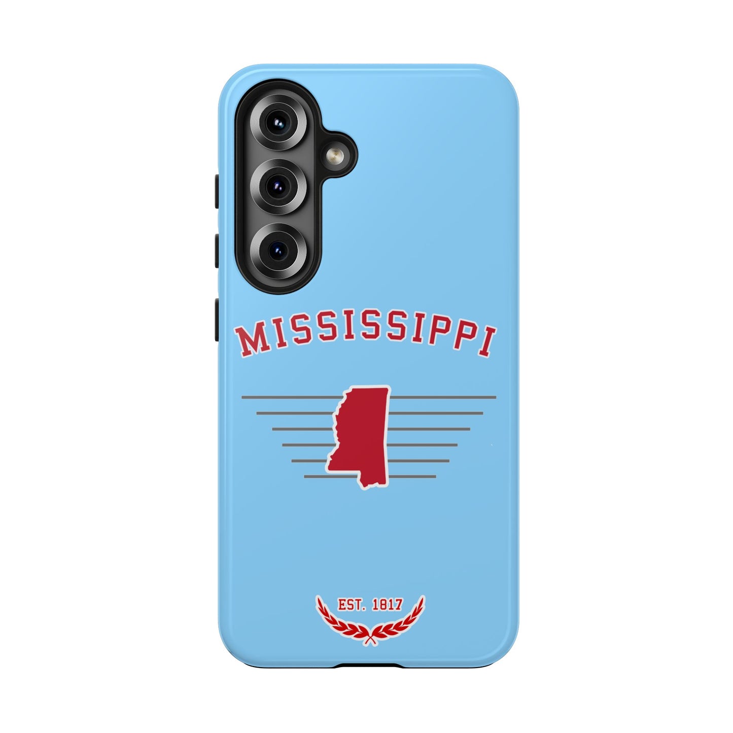 "Mississippi" Est. 1817 2 Piece Phone Case - Blue