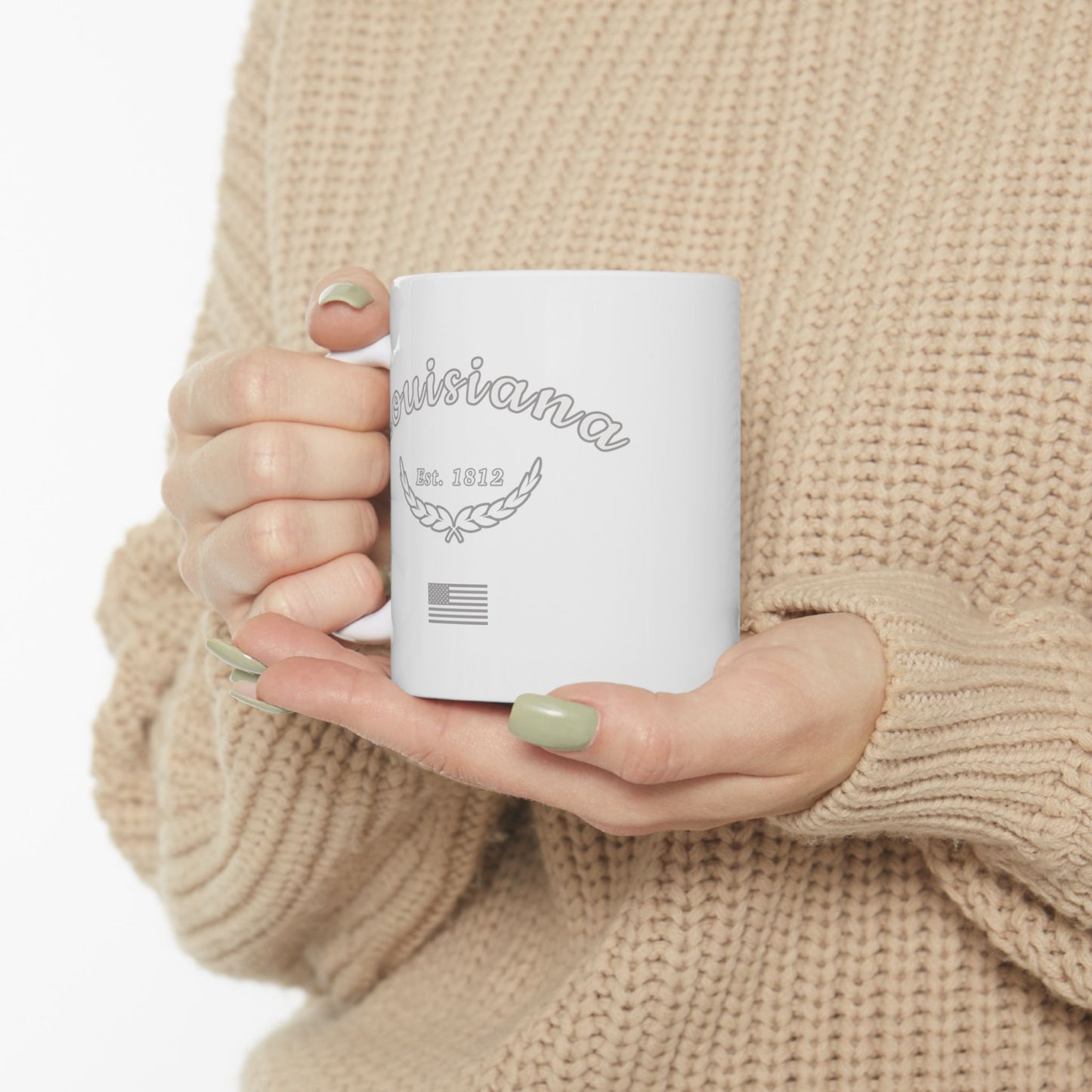 Louisiana "White Out" -  Ceramic Mug