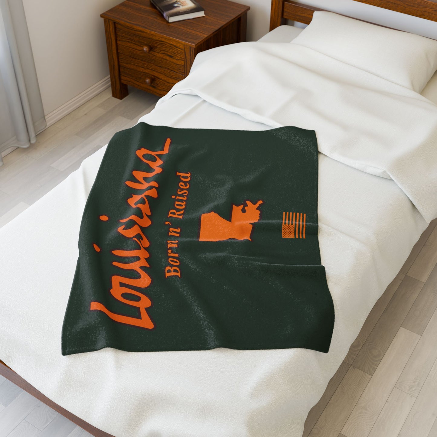 Louisiana "Hunter" Plush Blanket