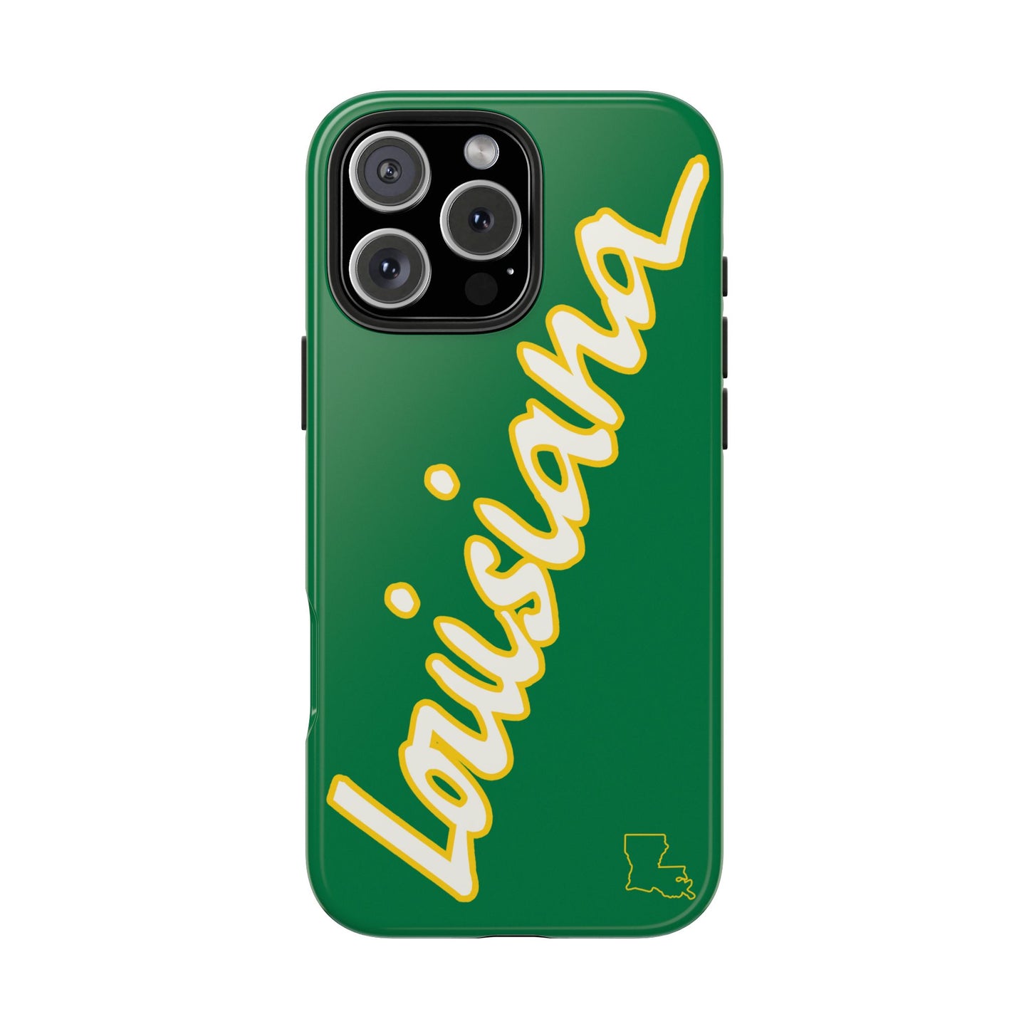 "Louisiana" Green/Gold 2 Piece Phone Case