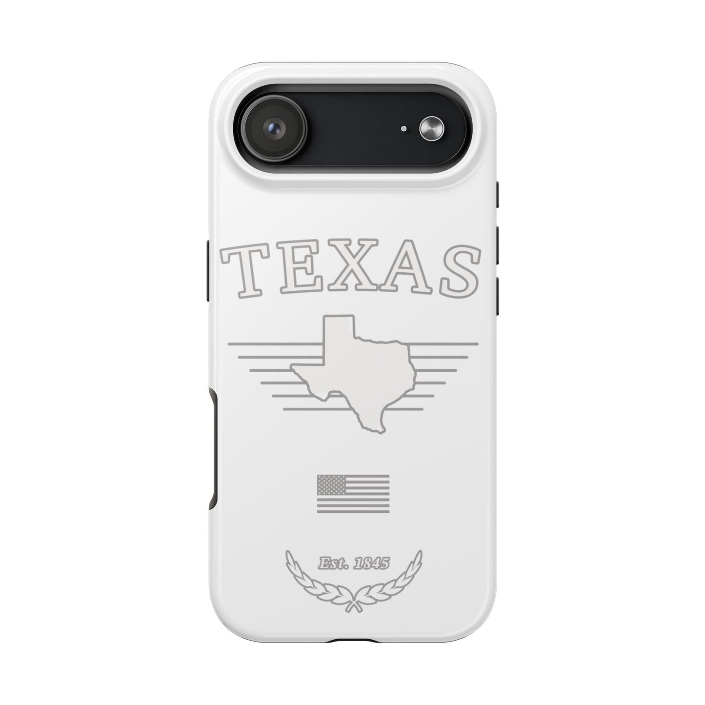 Texas "White Out" -  2 Piece Phone Case