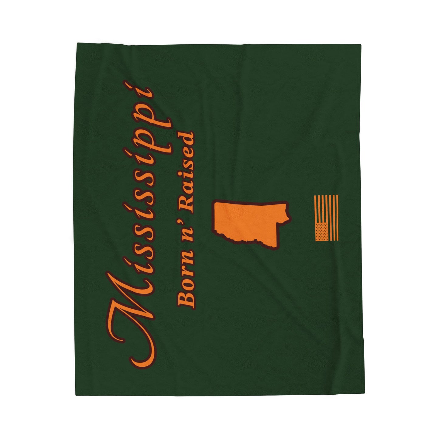 Mississippi "Hunter" Plush Blanket