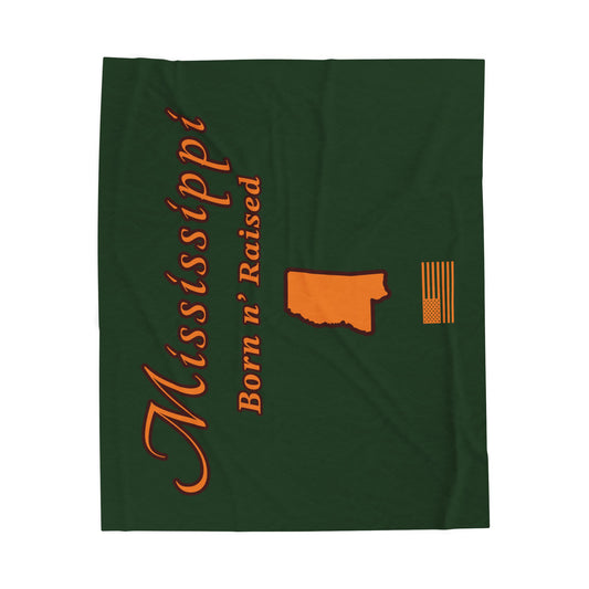 Mississippi "Hunter" Plush Blanket