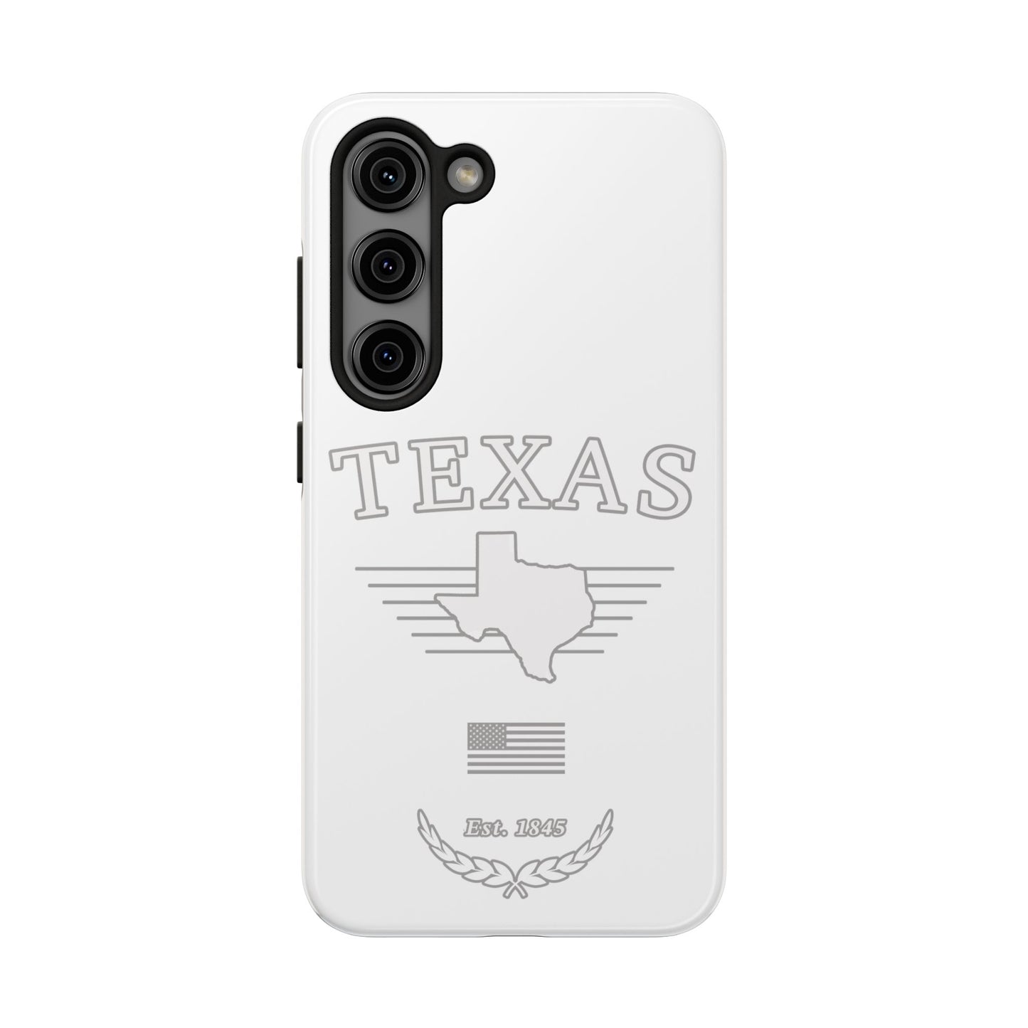 Texas "White Out" -  2 Piece Phone Case