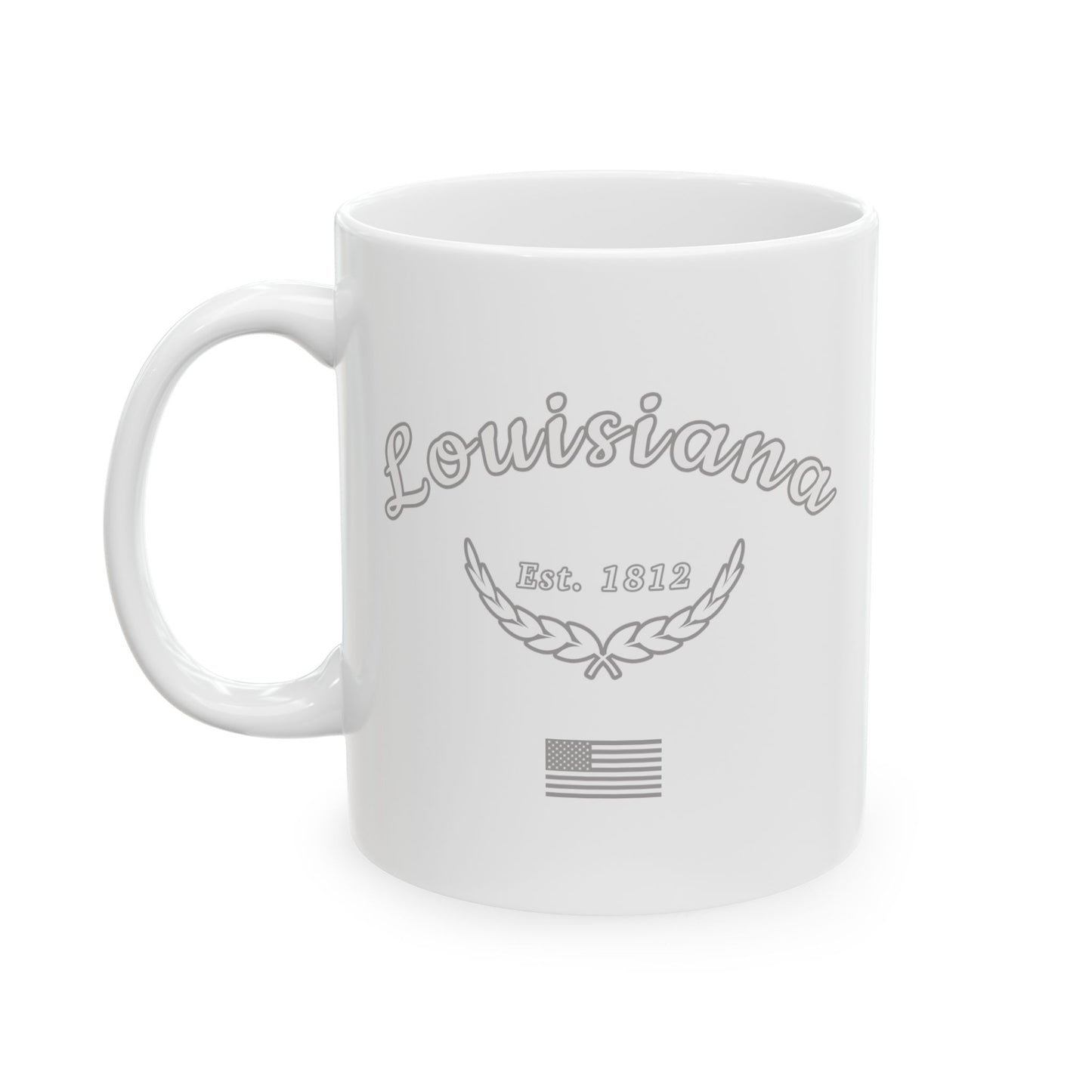 Louisiana "White Out" -  Ceramic Mug