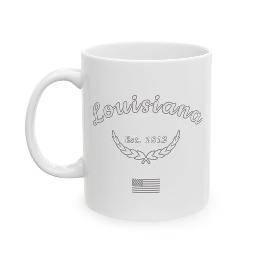 Louisiana "White Out" -  Ceramic Mug