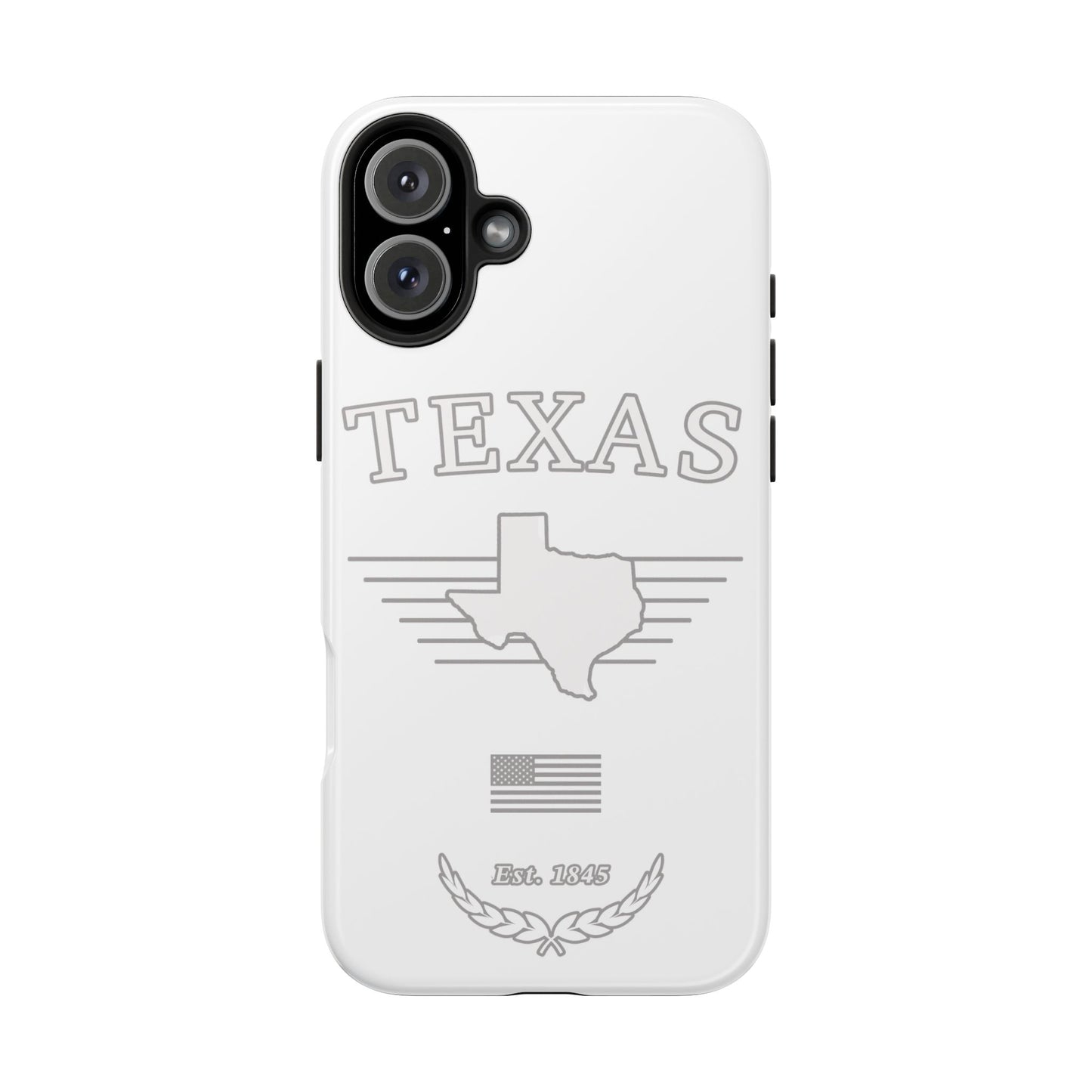 Texas "White Out" -  2 Piece Phone Case