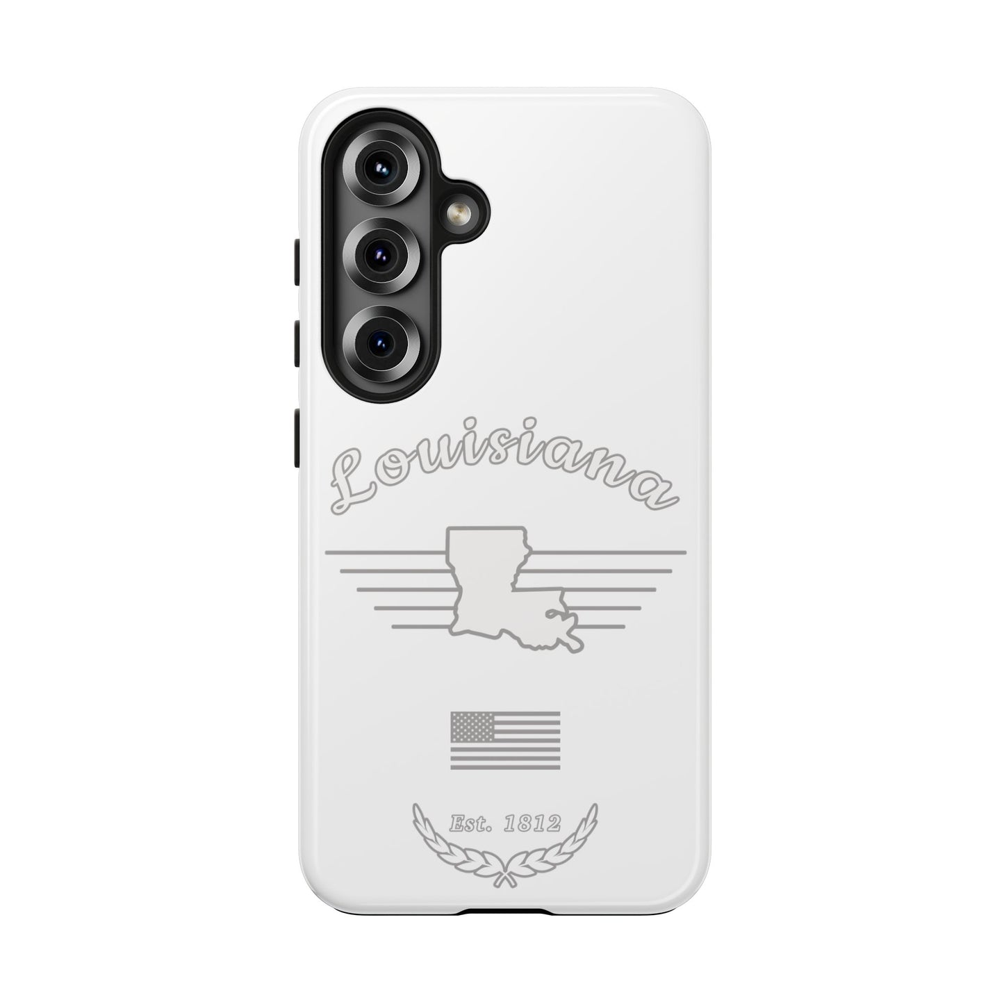 Louisiana "White Out" -  2 Piece Phone Case