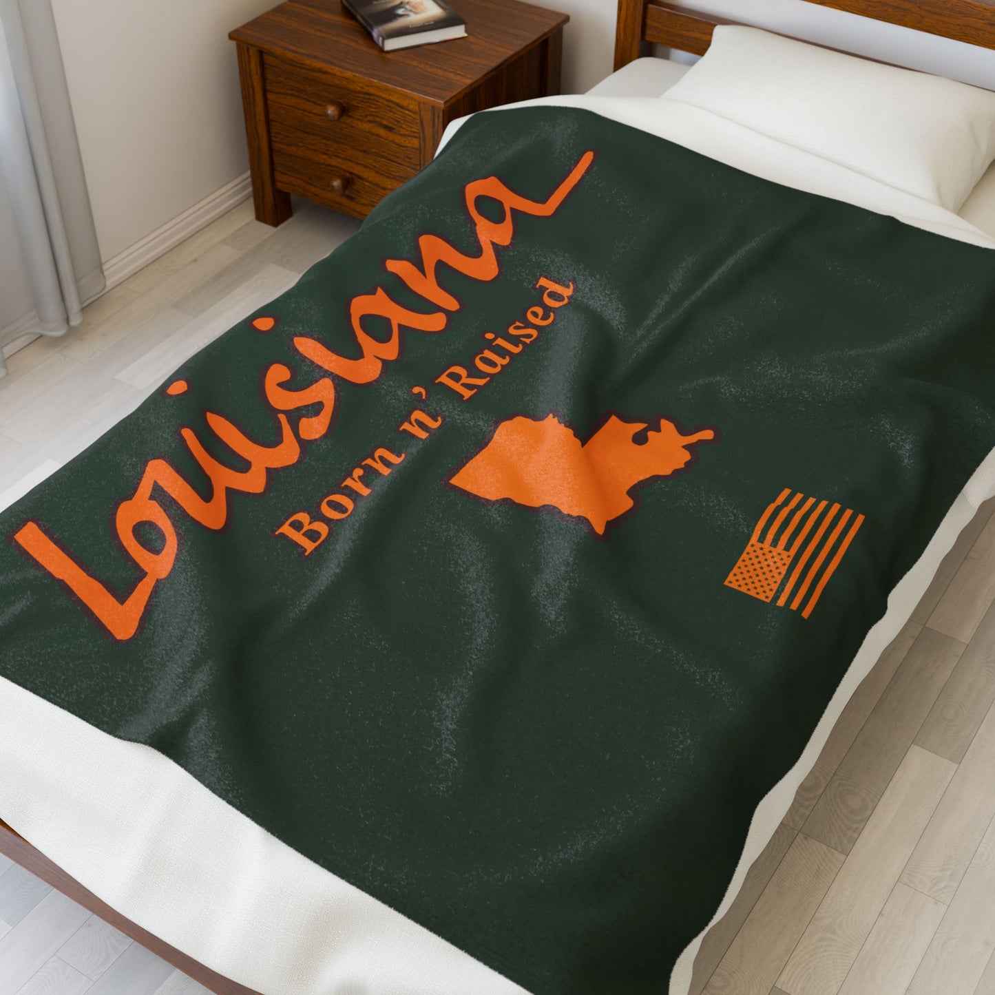 Louisiana "Hunter" Plush Blanket