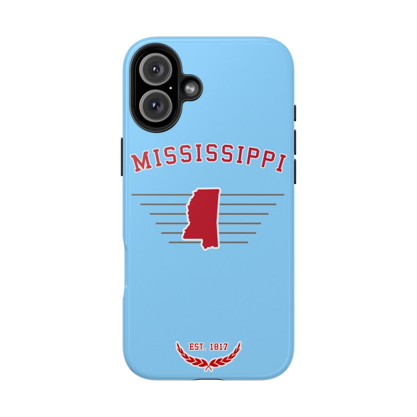 "Mississippi" Est. 1817 2 Piece Phone Case - Blue