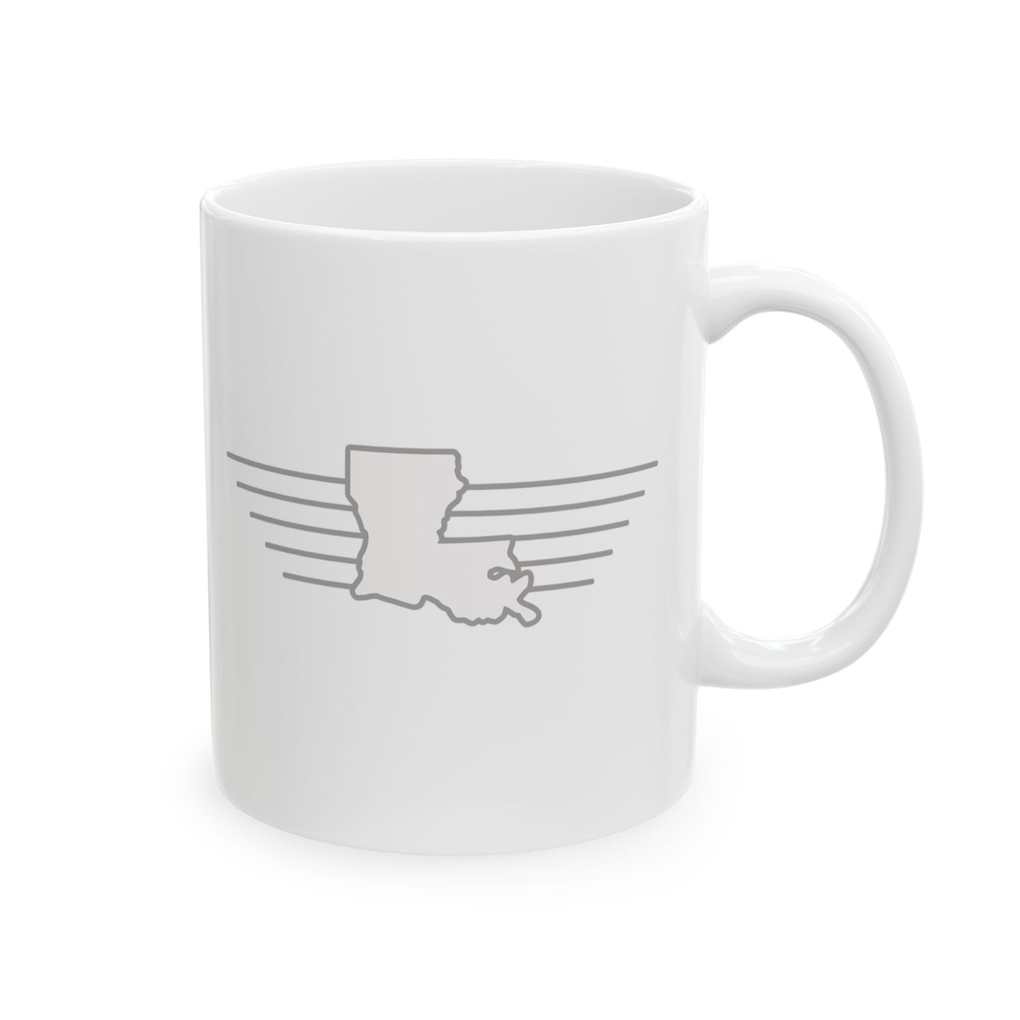 Louisiana "White Out" -  Ceramic Mug