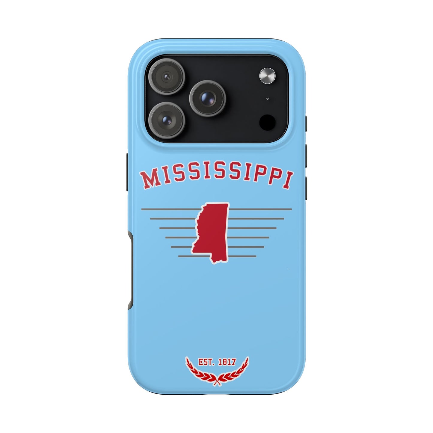 "Mississippi" Est. 1817 2 Piece Phone Case - Blue