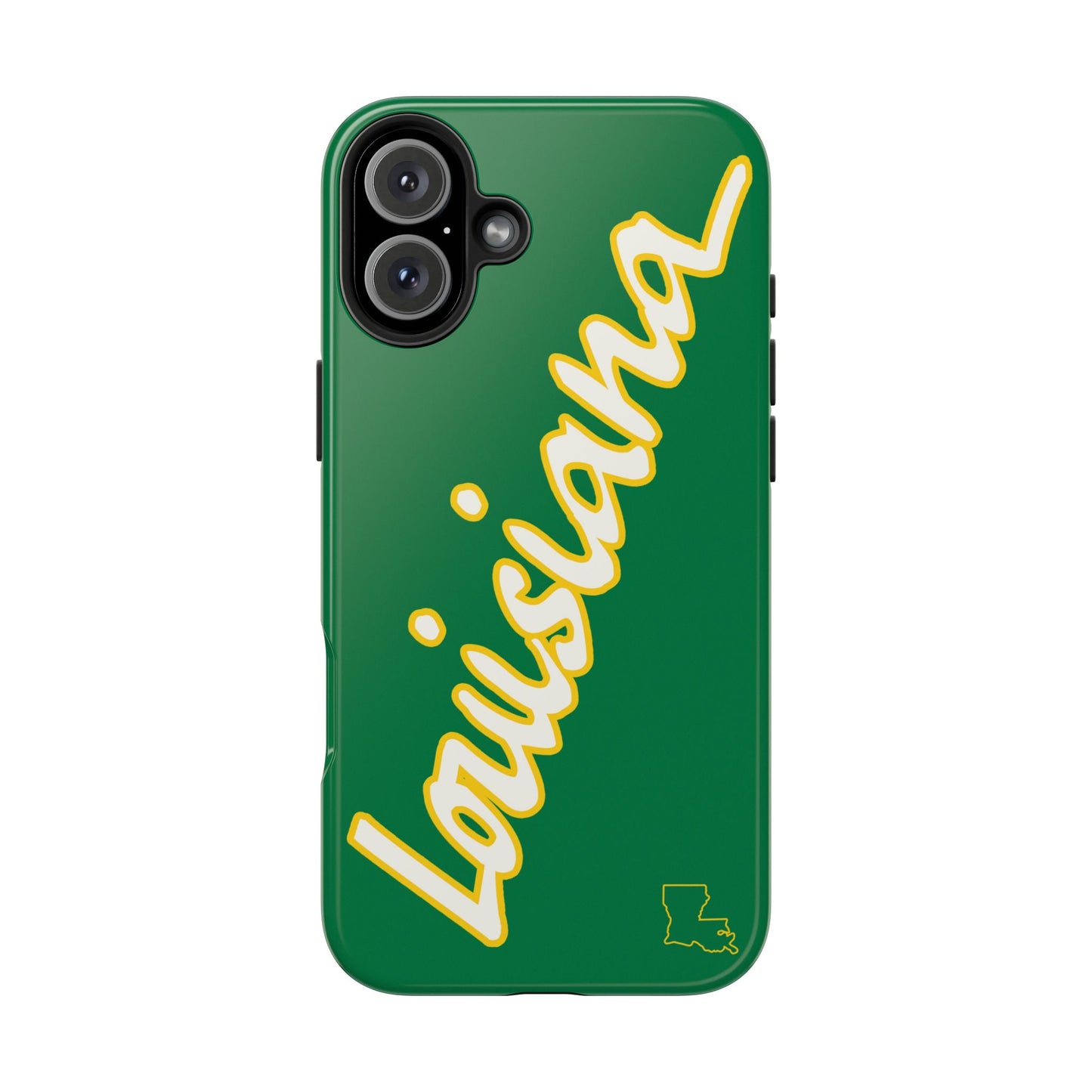 "Louisiana" Green/Gold 2 Piece Phone Case