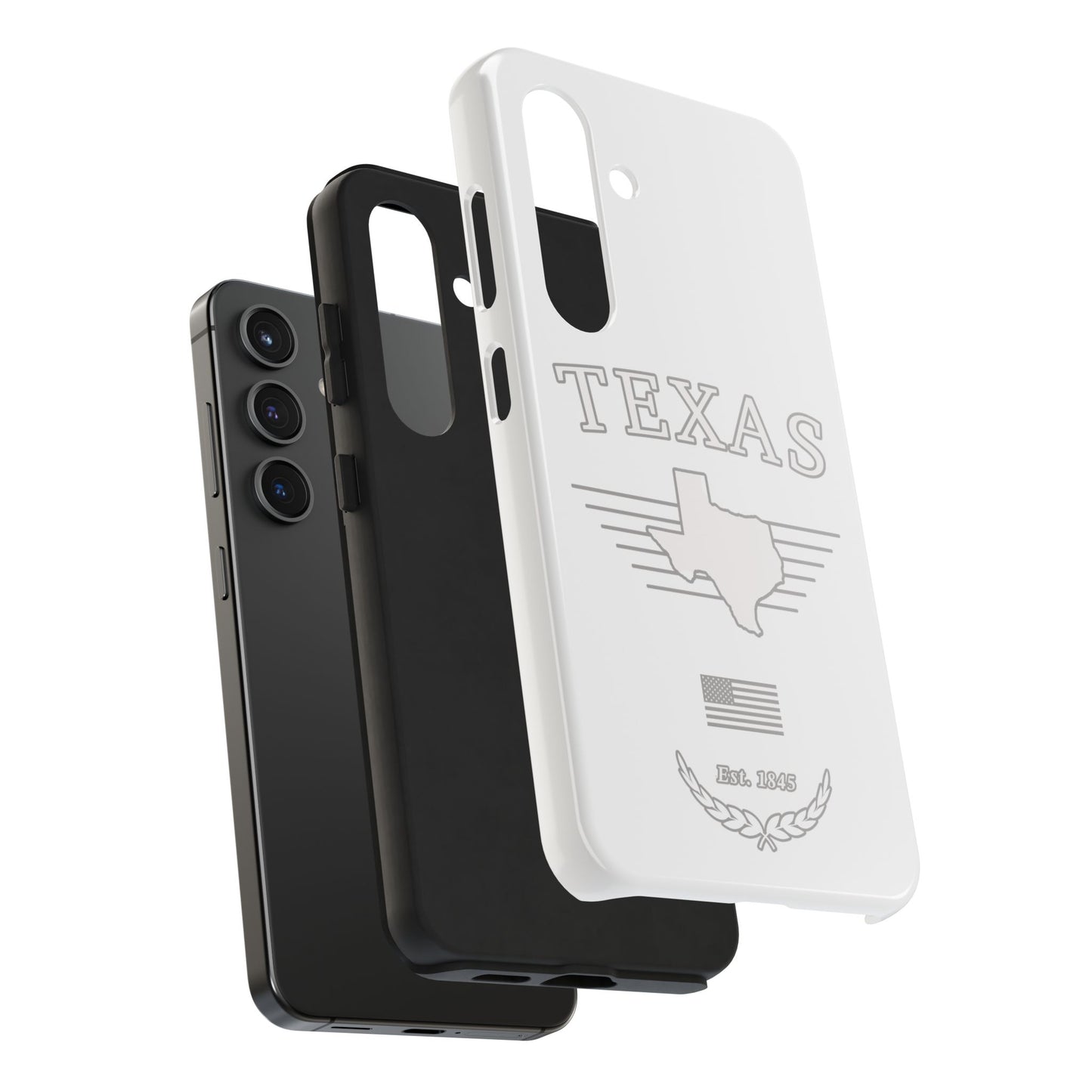 Texas "White Out" -  2 Piece Phone Case