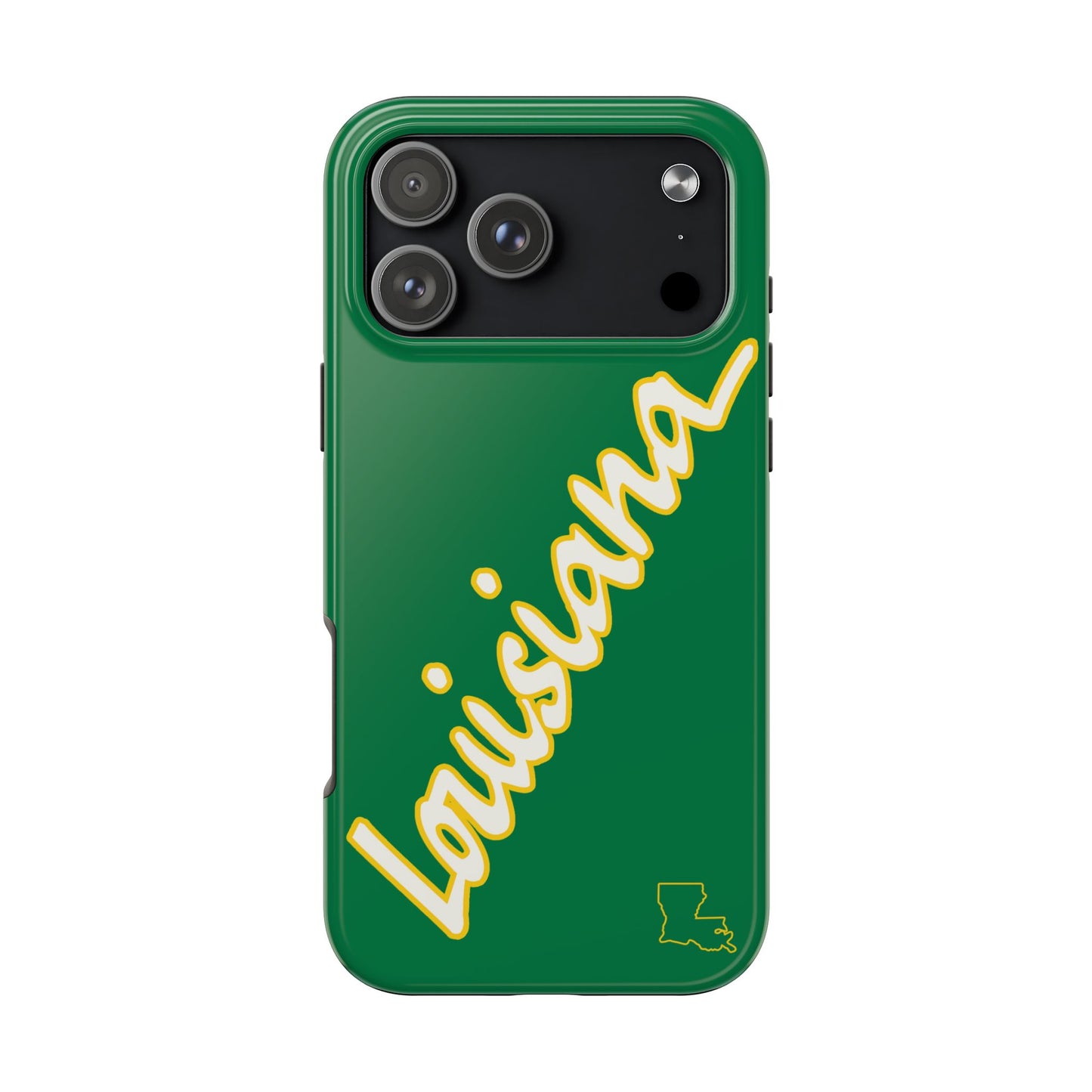 "Louisiana" Green/Gold 2 Piece Phone Case