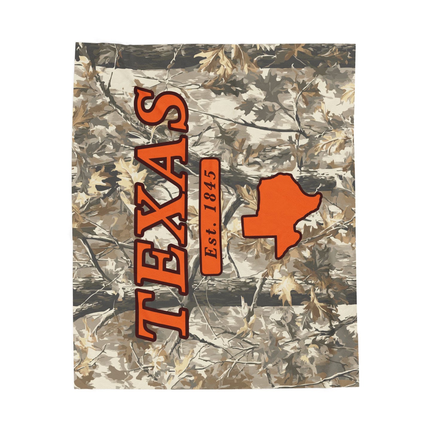 Texas "Woodland" - Plush Blanket