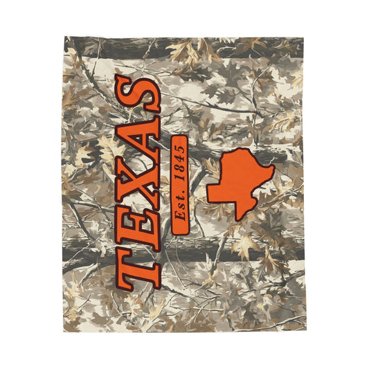 Texas "Woodland" - Plush Blanket