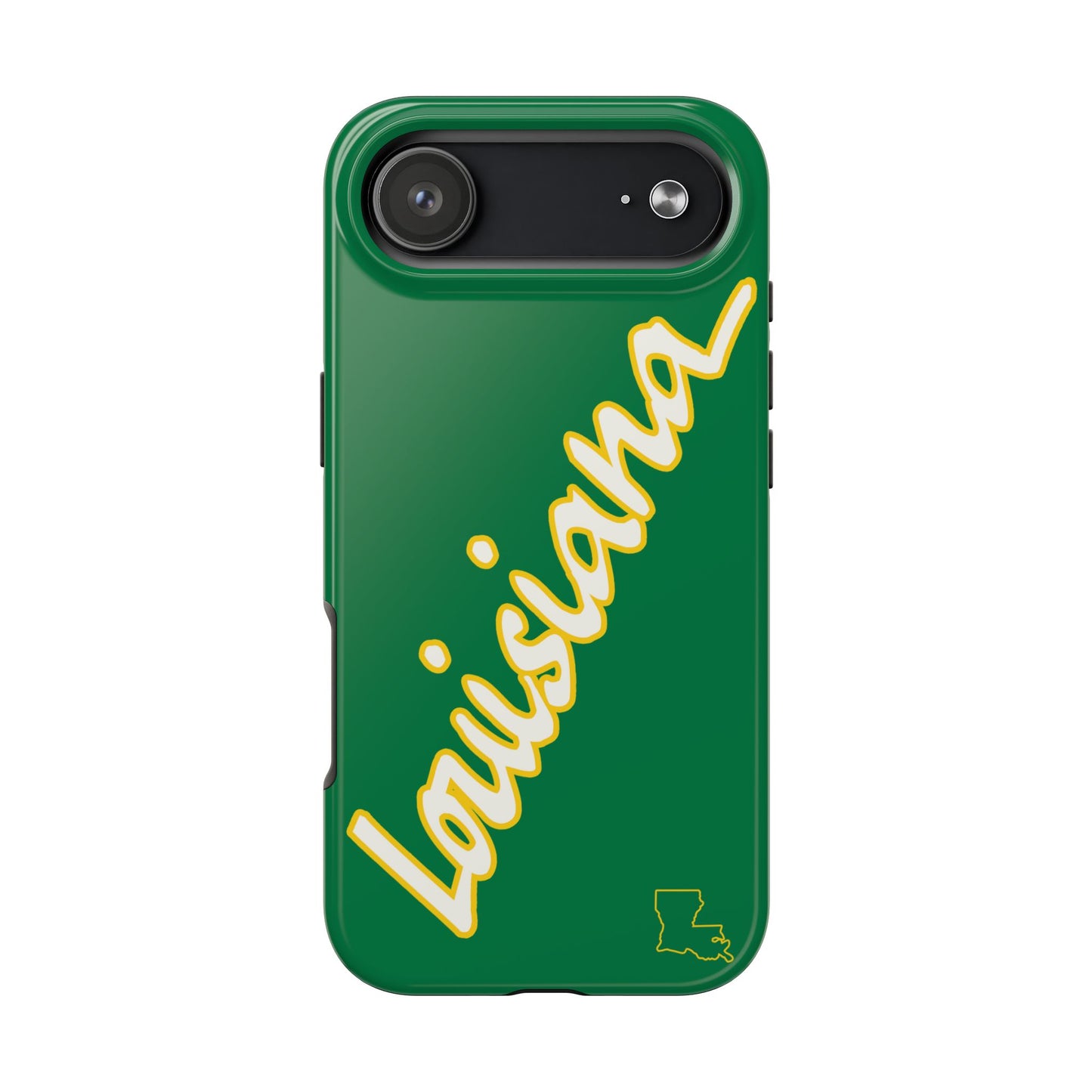"Louisiana" Green/Gold 2 Piece Phone Case