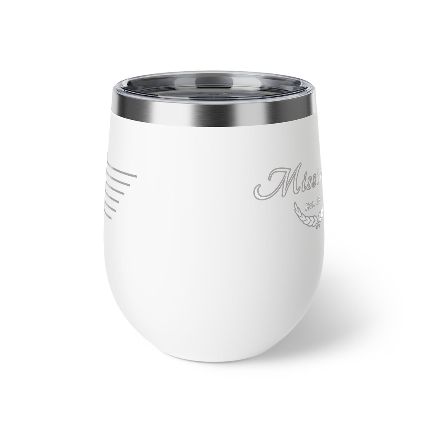 Mississippi "White Out" 12oz Insulated Wine Tumbler