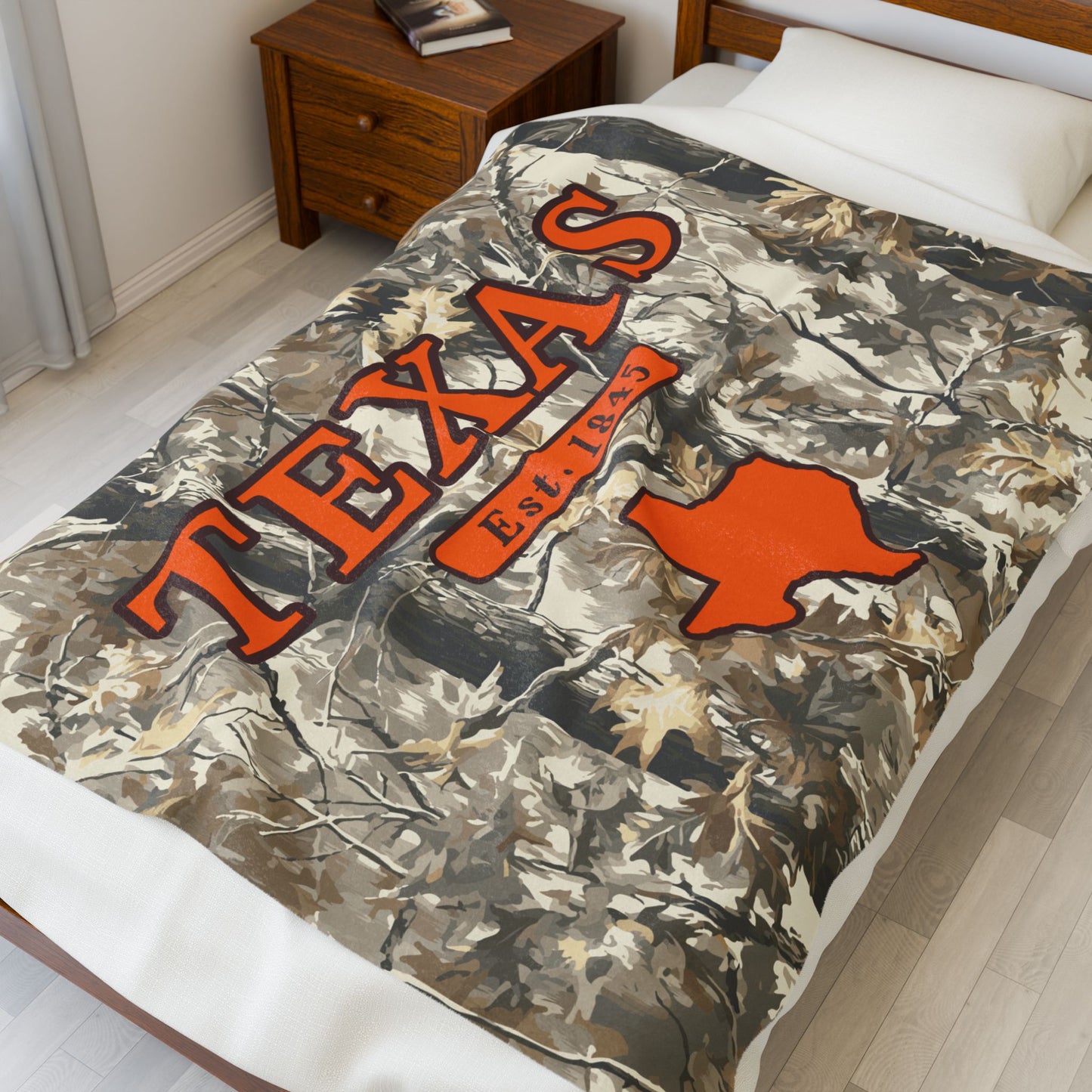 Texas "Woodland" - Plush Blanket
