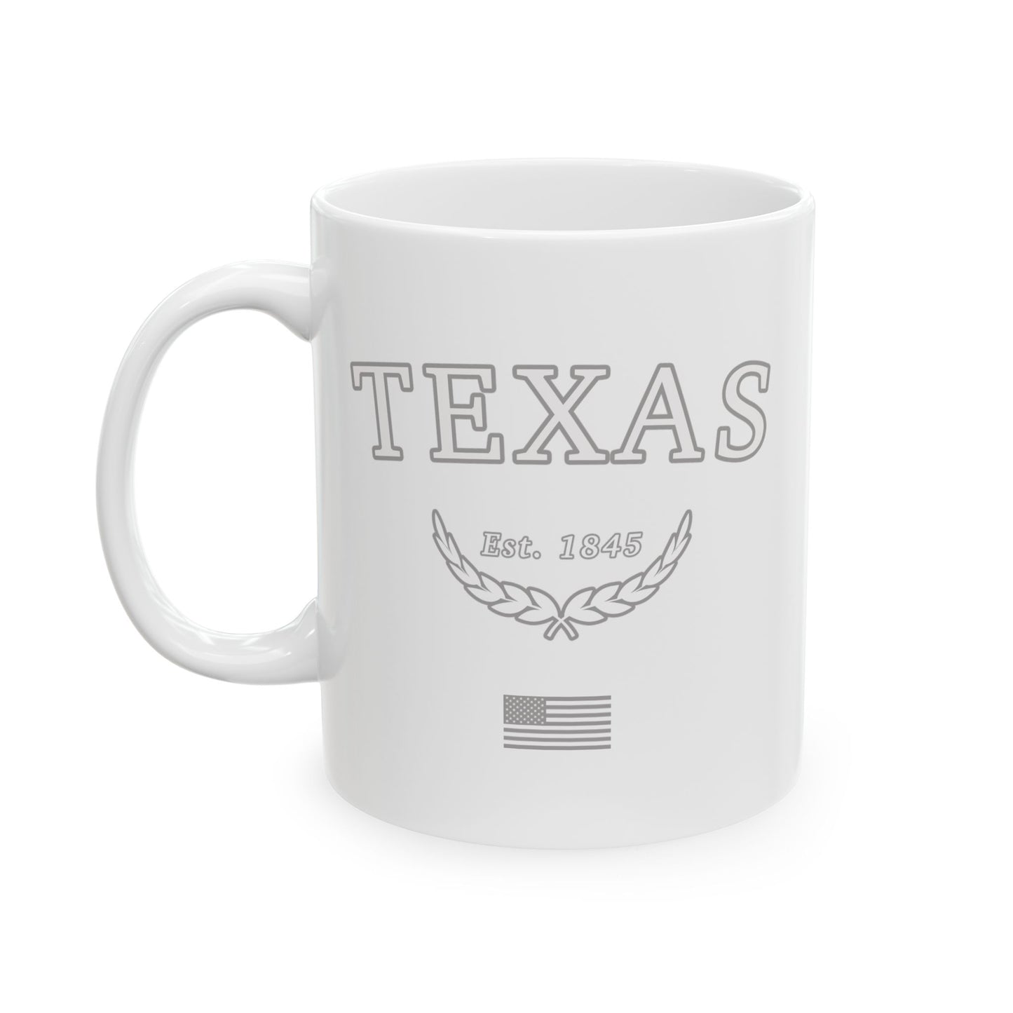 Texas "White Out" -  Ceramic Mug