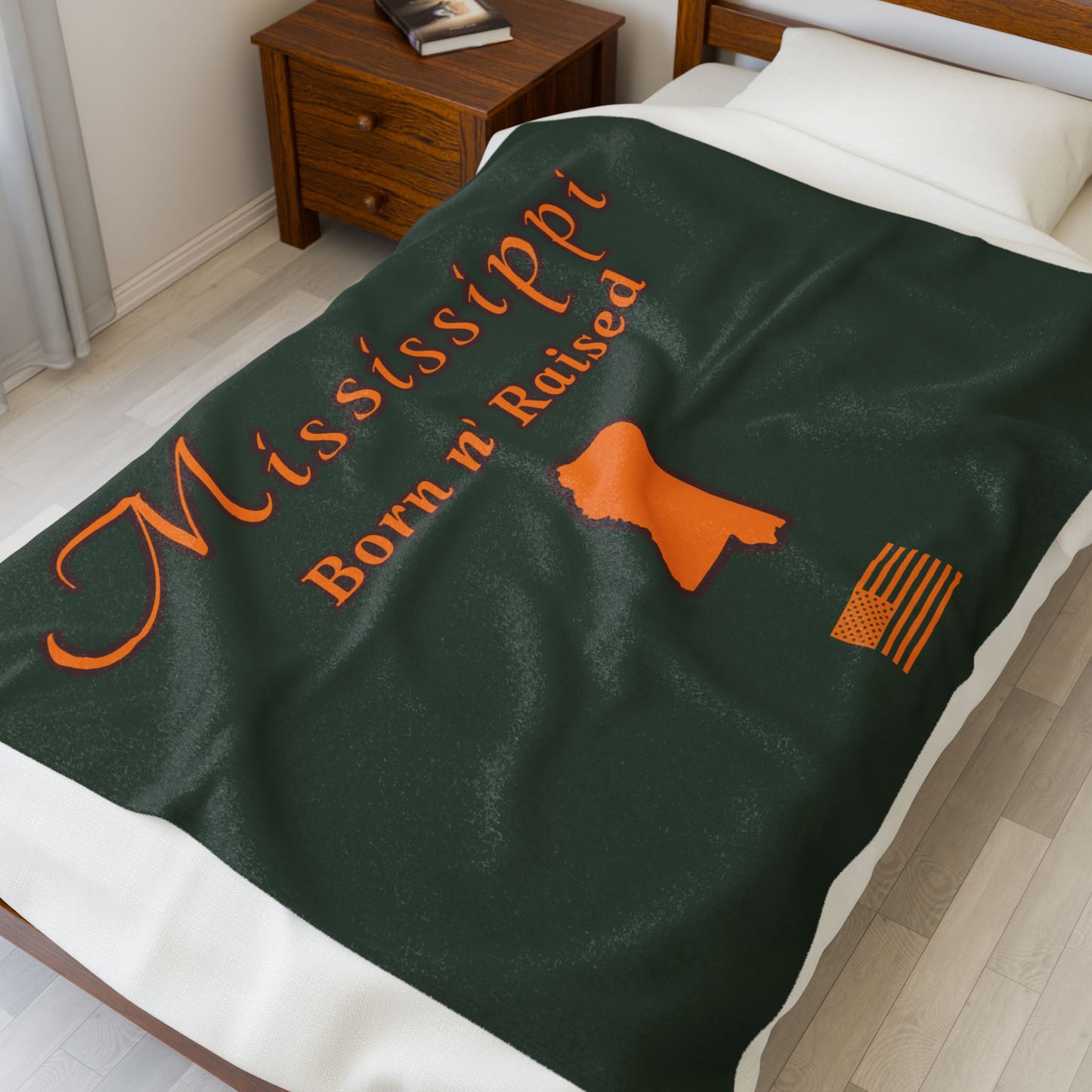 Mississippi "Hunter" Plush Blanket
