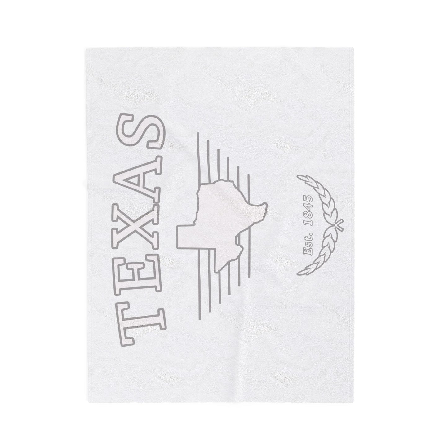 Texas "White Out" - Plush Blanket