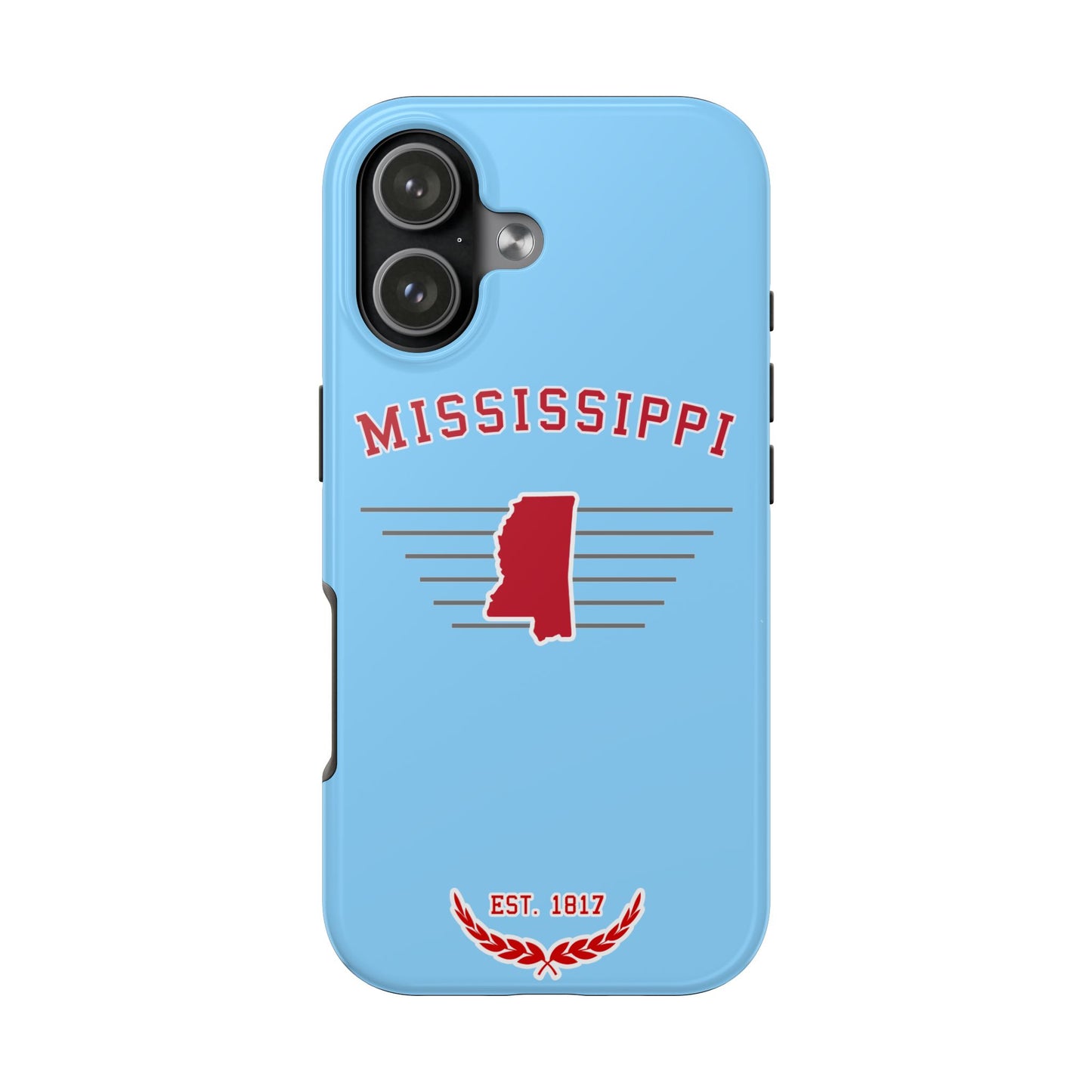 "Mississippi" Est. 1817 2 Piece Phone Case - Blue
