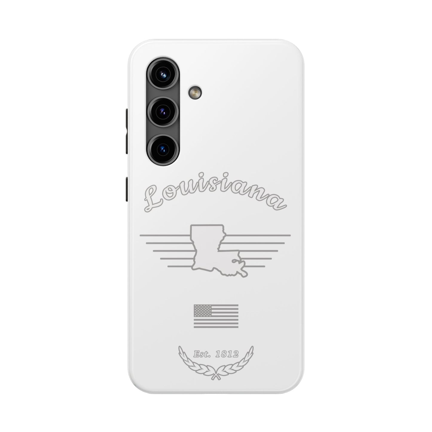 Louisiana "White Out" -  2 Piece Phone Case