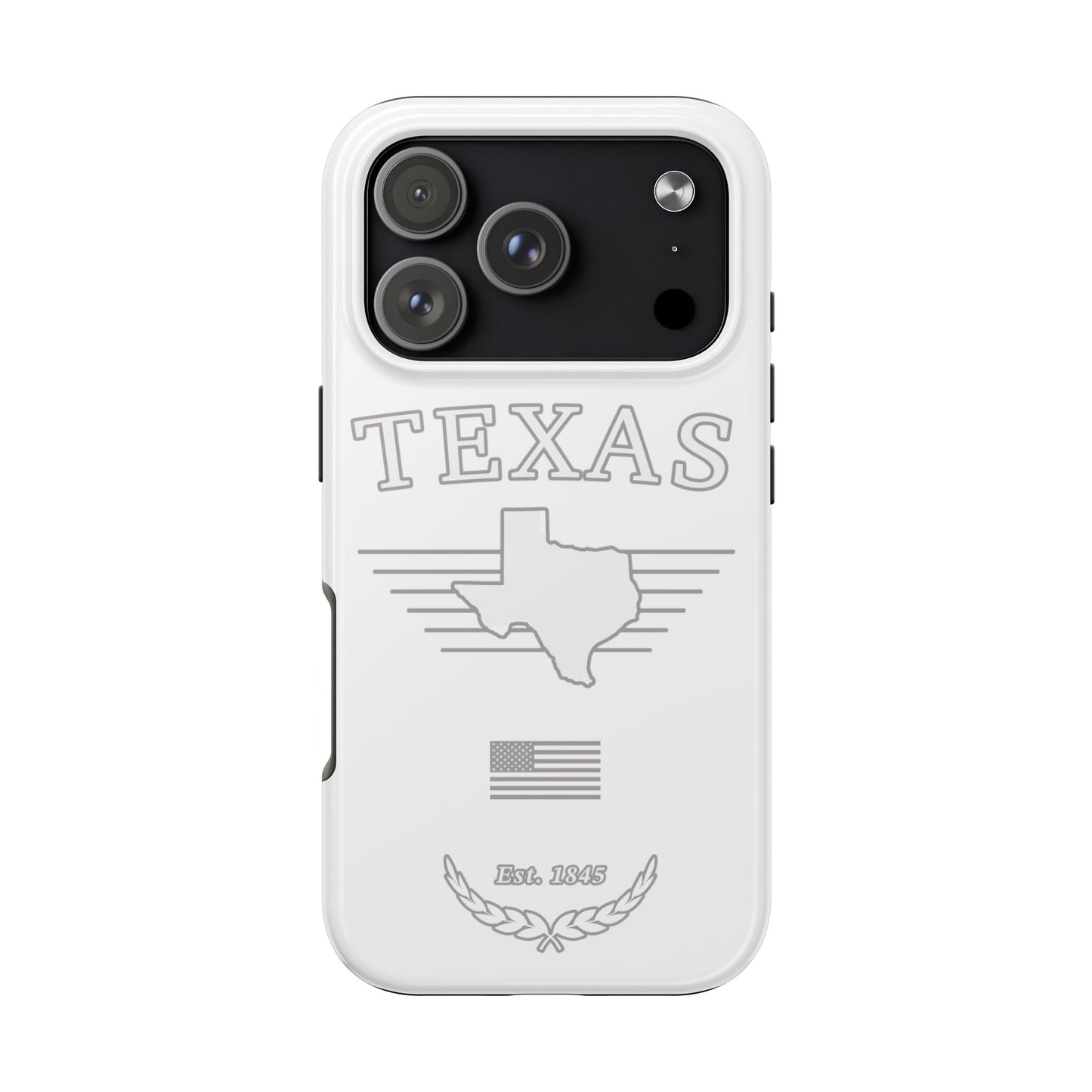 Texas "White Out" -  2 Piece Phone Case