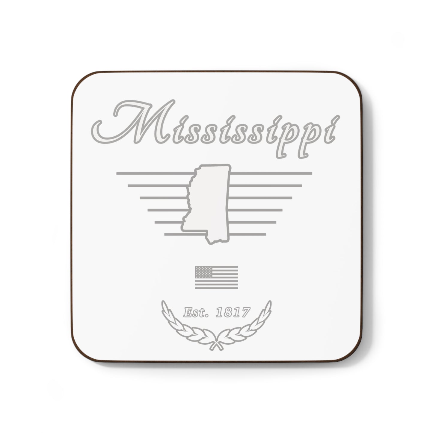 Mississippi "White Out" - Coaster