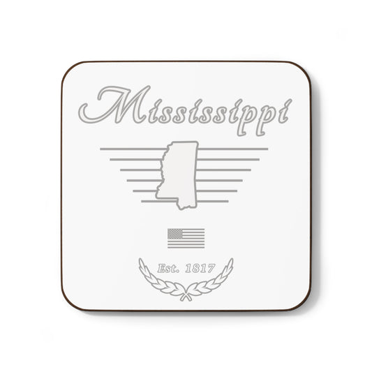 Mississippi "White Out" - Coaster