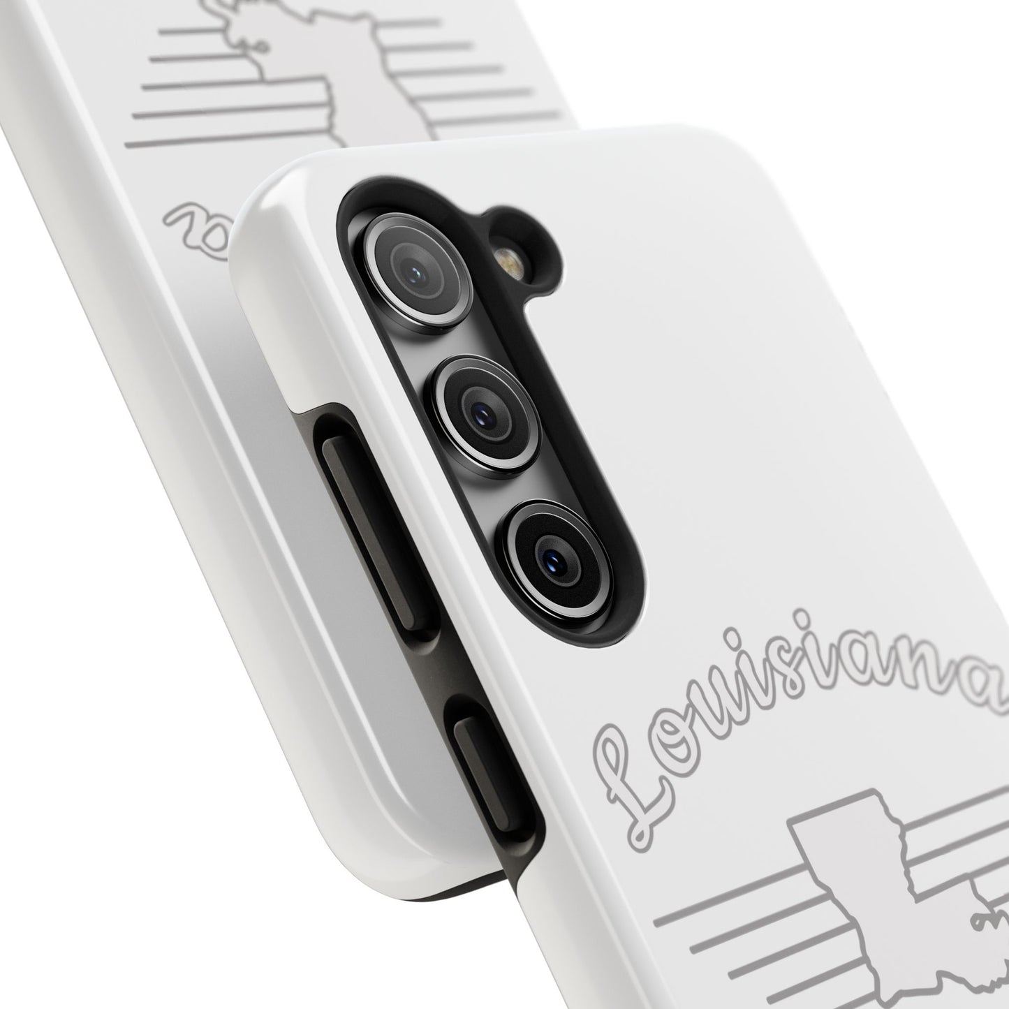 Louisiana "White Out" -  2 Piece Phone Case