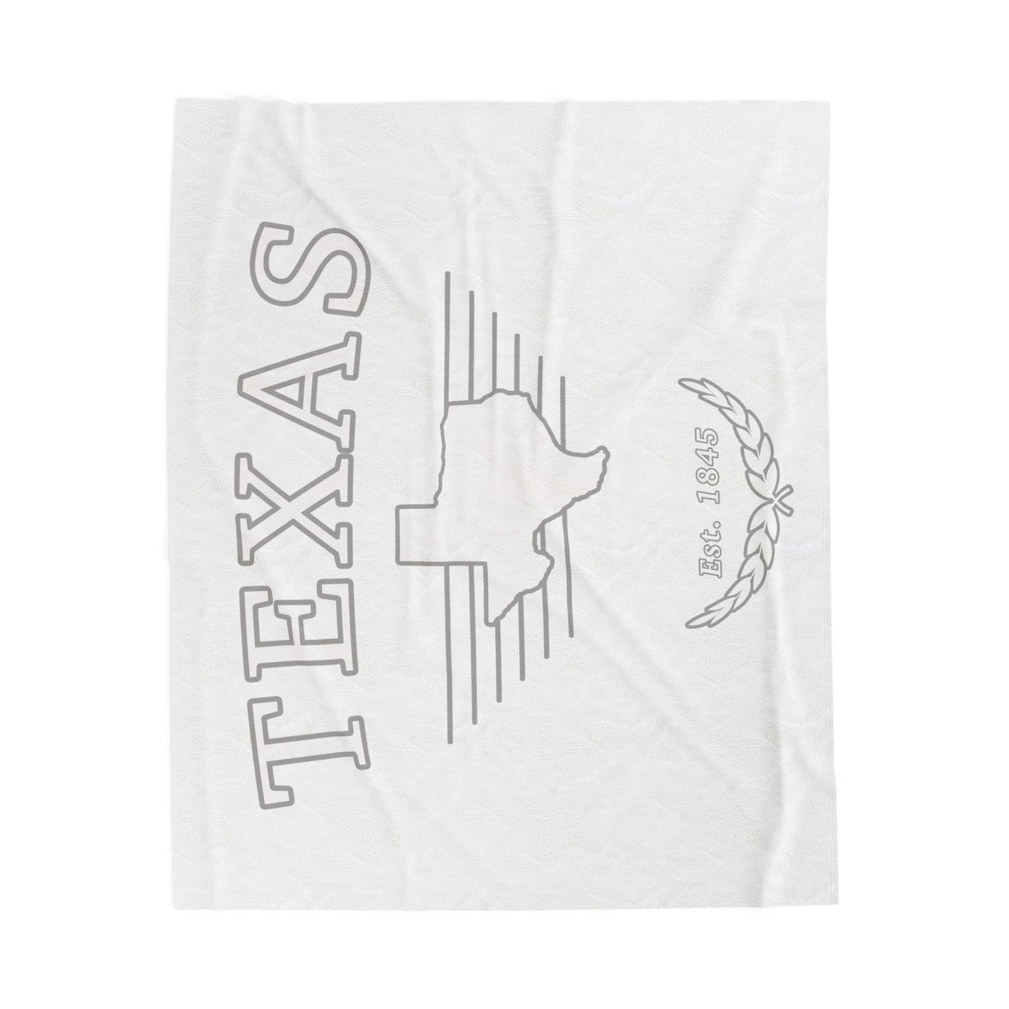 Texas "White Out" - Plush Blanket